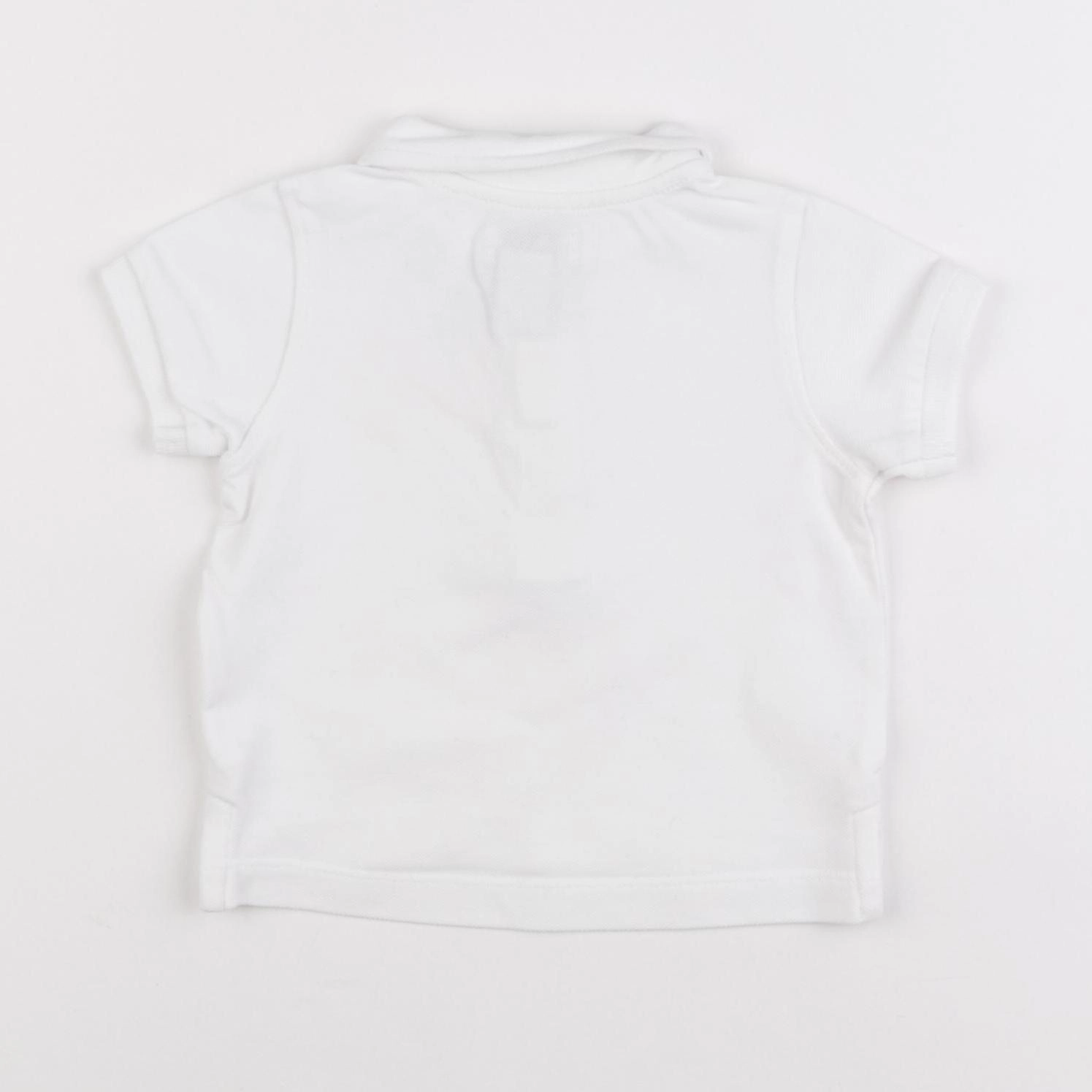 Cyrillus - polo blanc - 6 mois