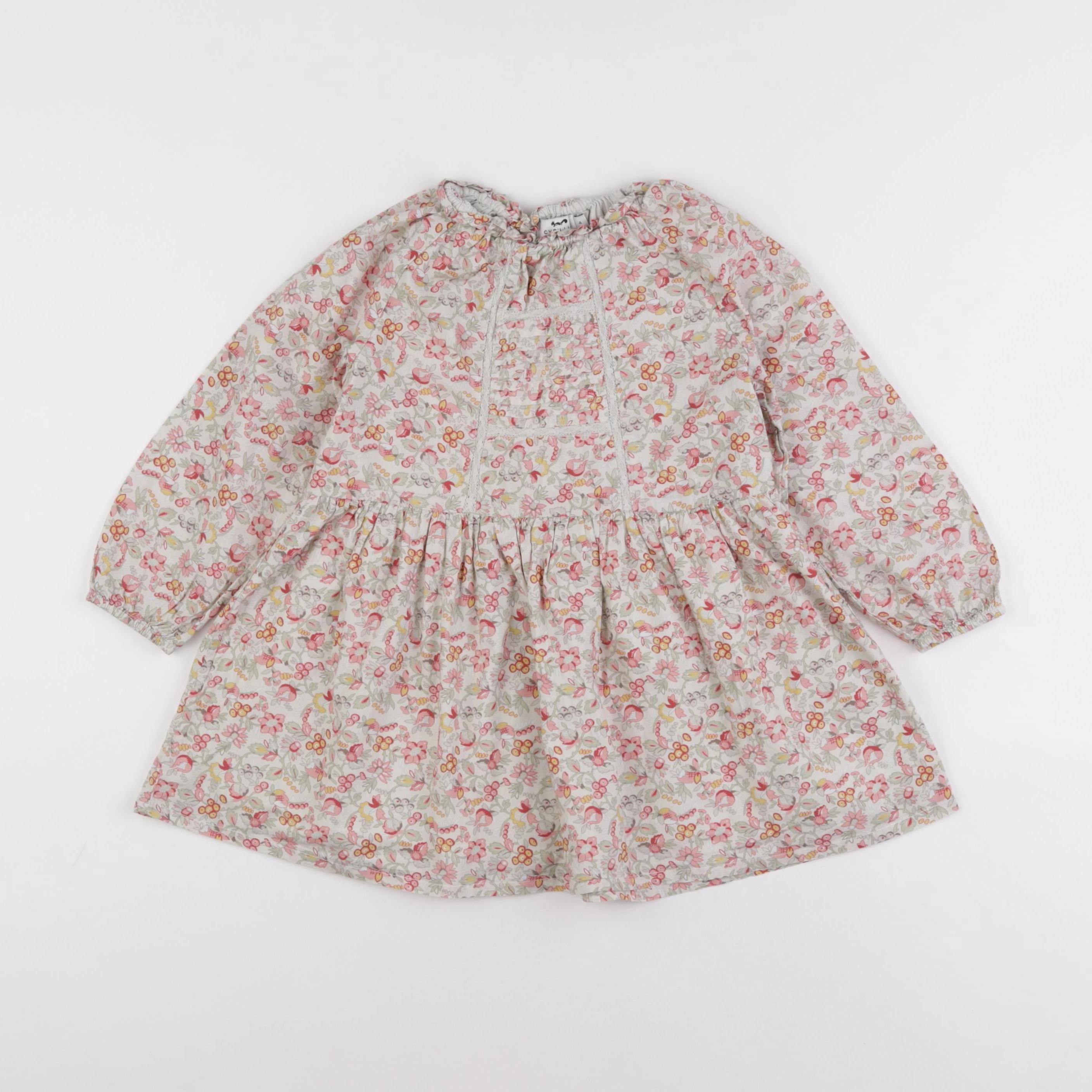 Cyrillus - robe beige - 4 ans