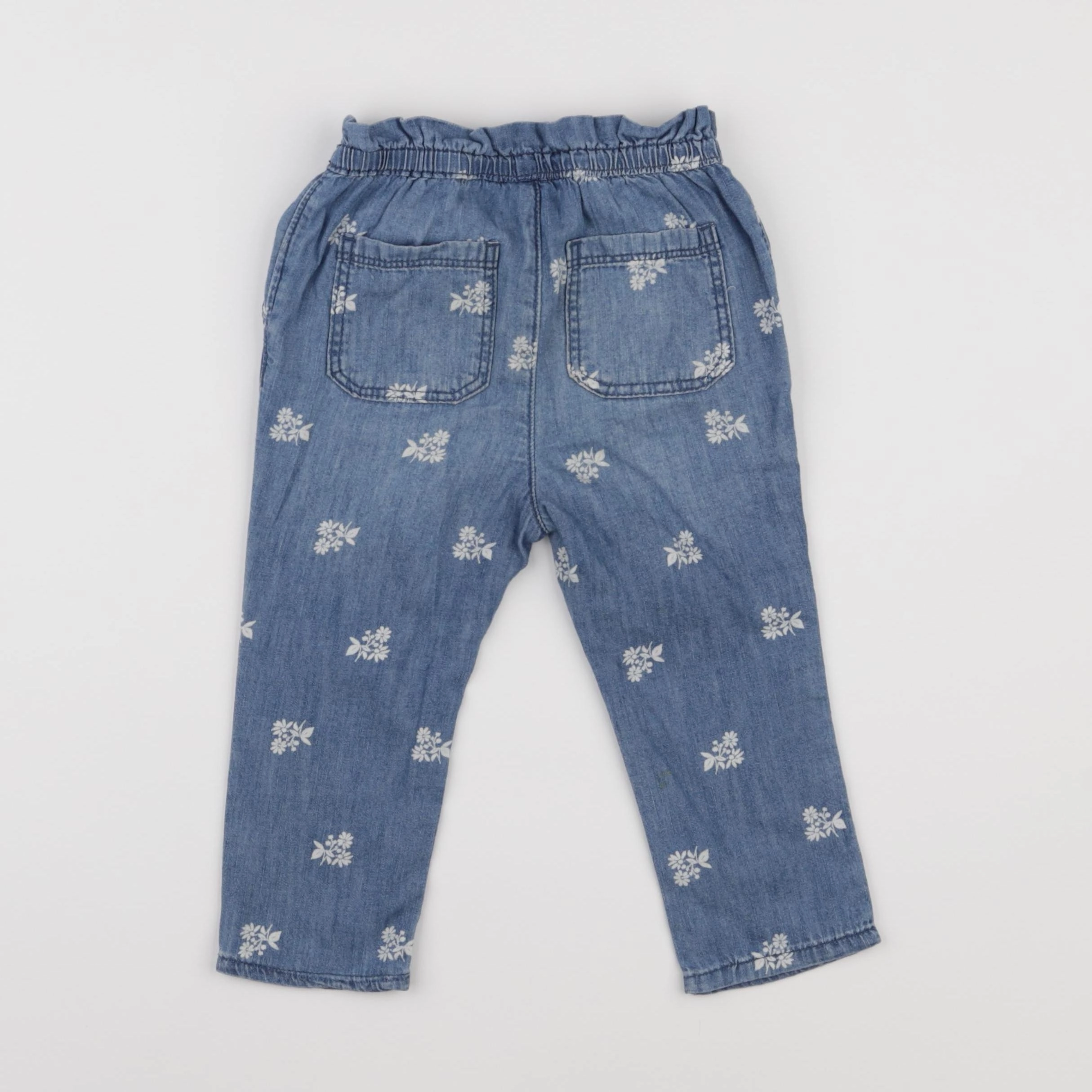 GAP - pantalon bleu - 18/24 mois