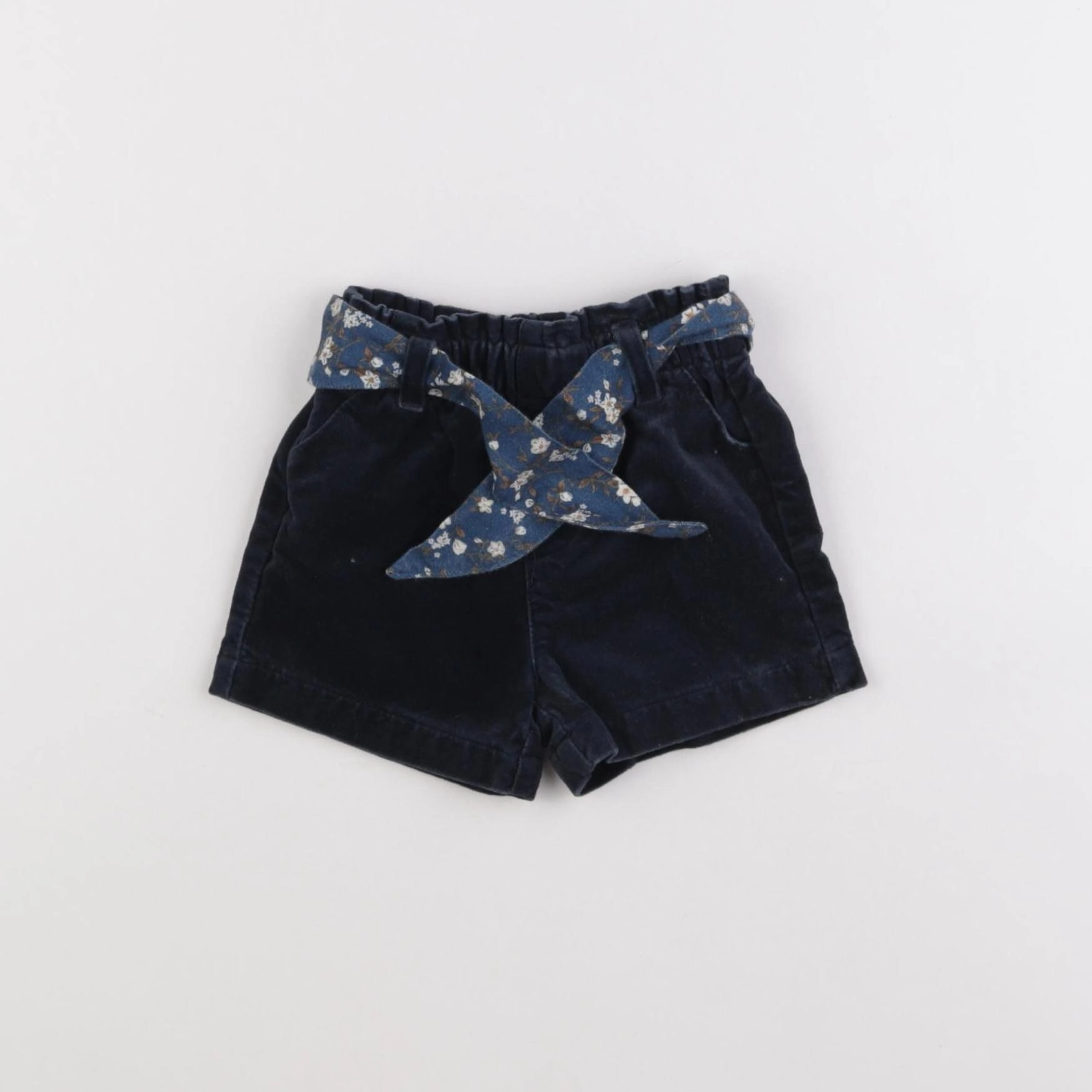 Vertbaudet - short bleu - 6 mois