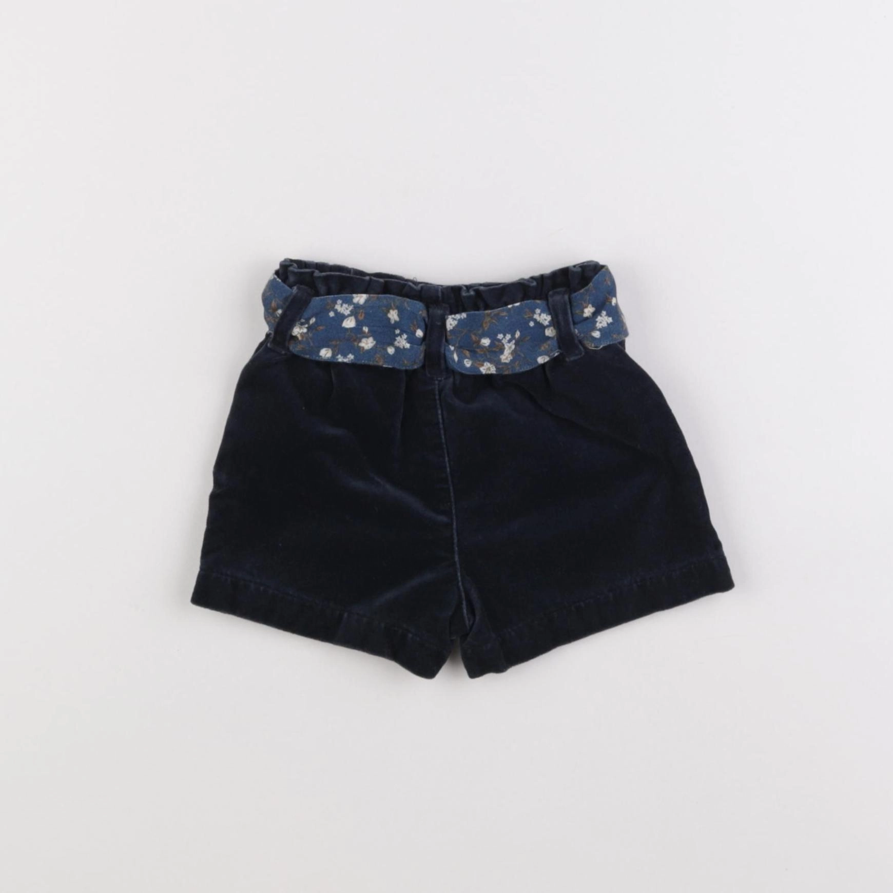 Vertbaudet - short bleu - 6 mois