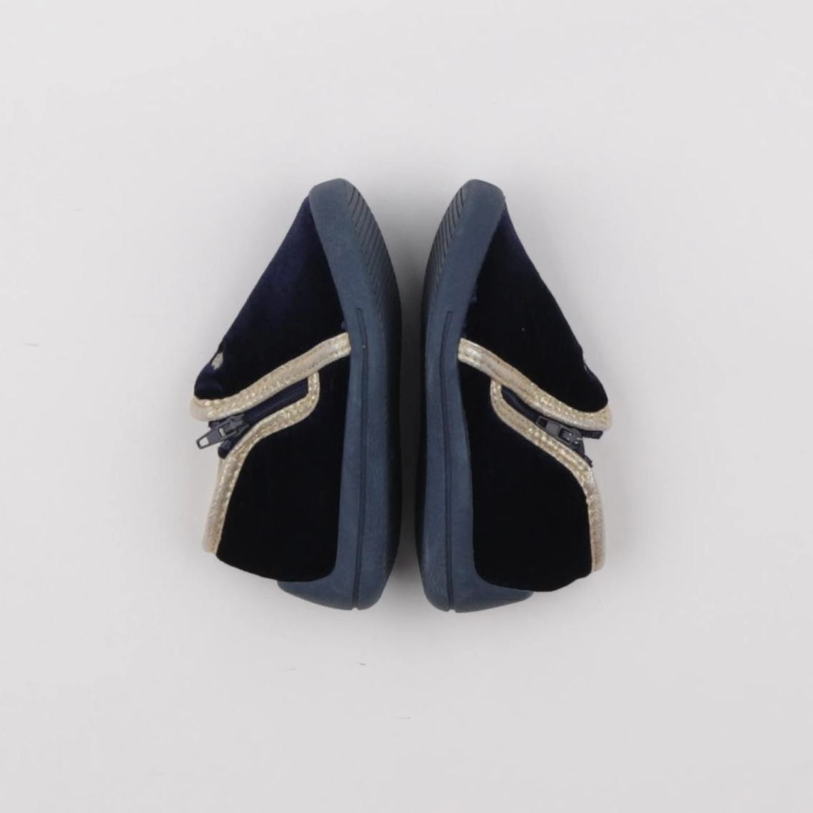 Vertbaudet - chaussons bleu - pointure 22