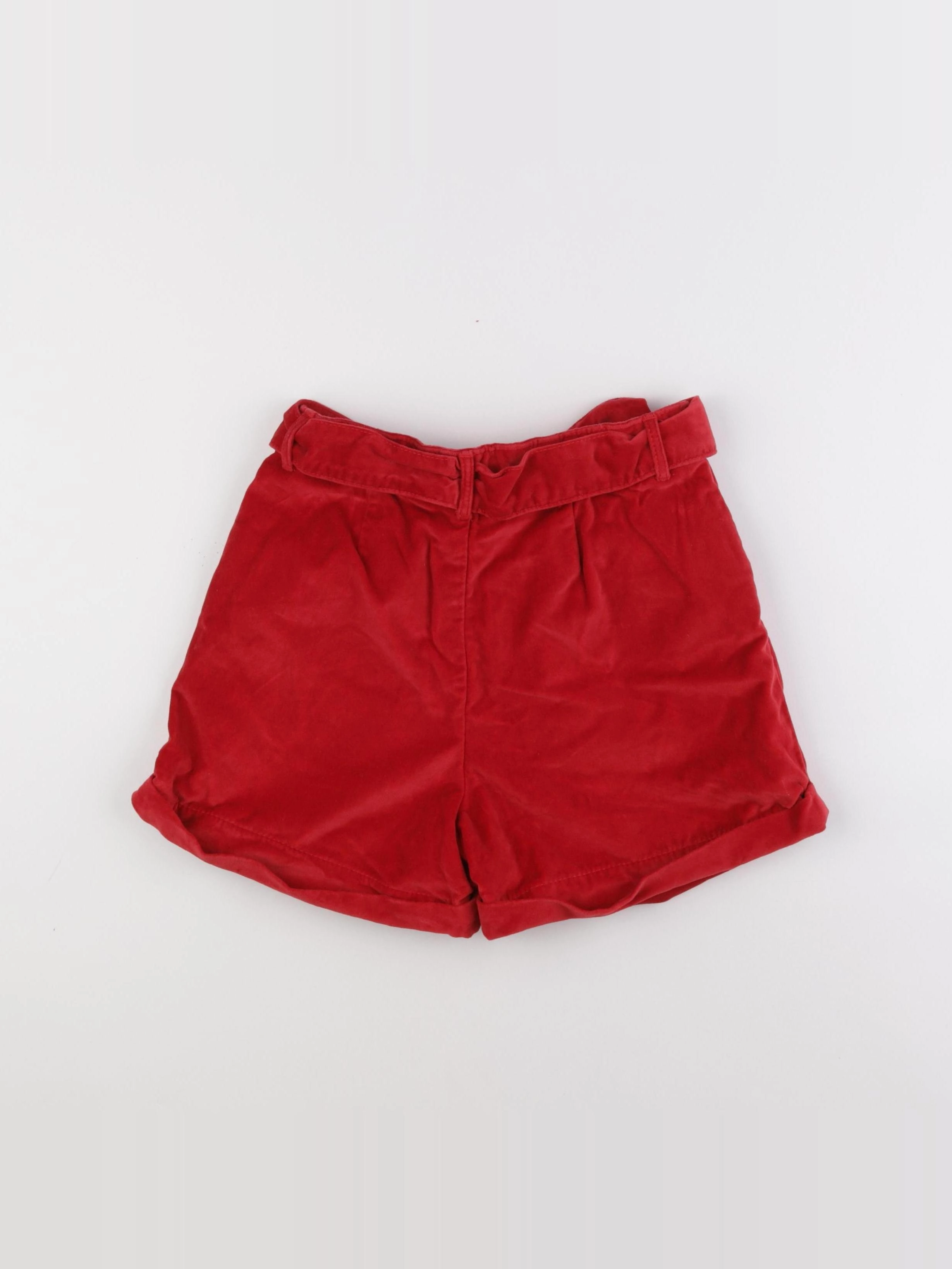Vertbaudet - short rouge - 10 ans