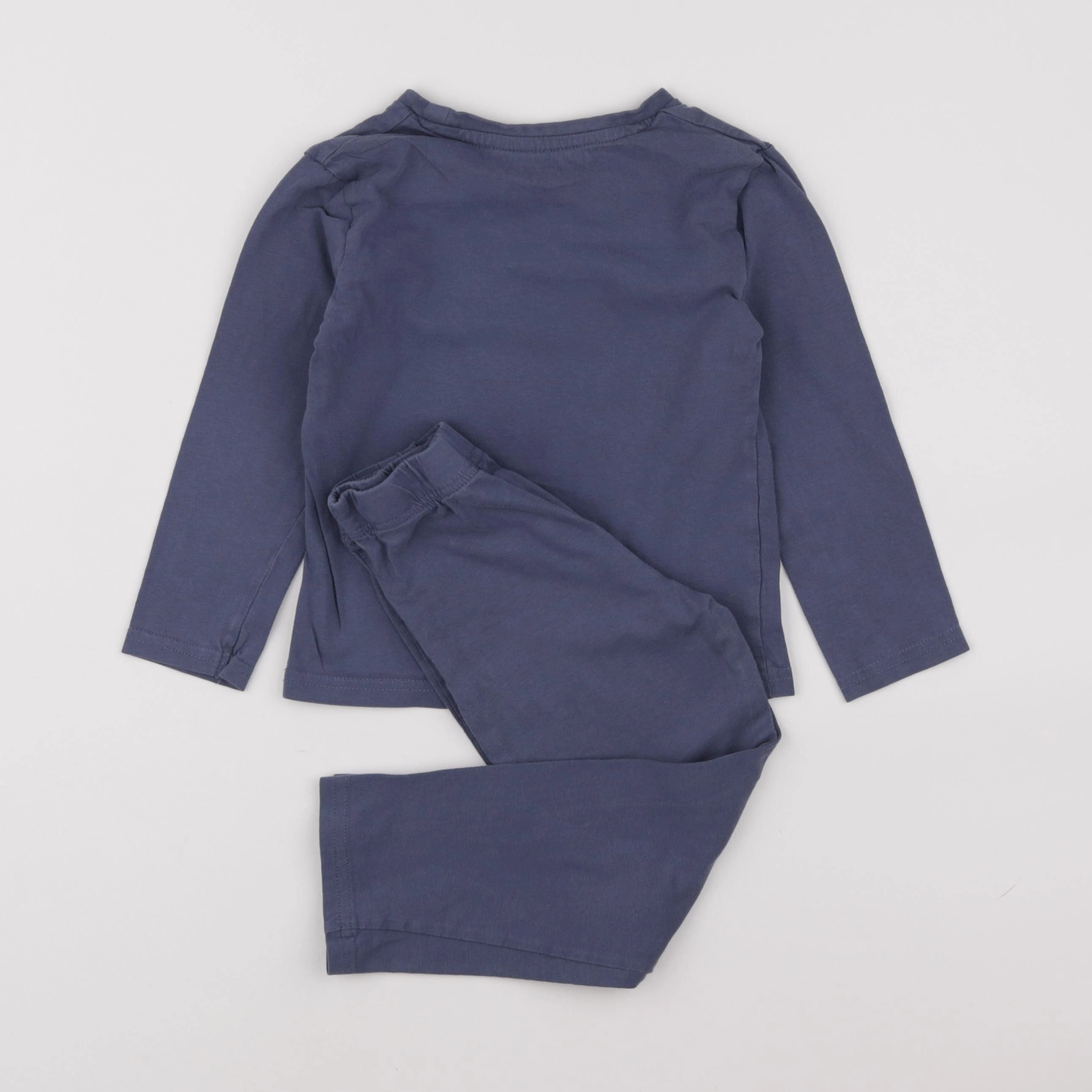 Vertbaudet - pyjama coton bleu - 5 ans