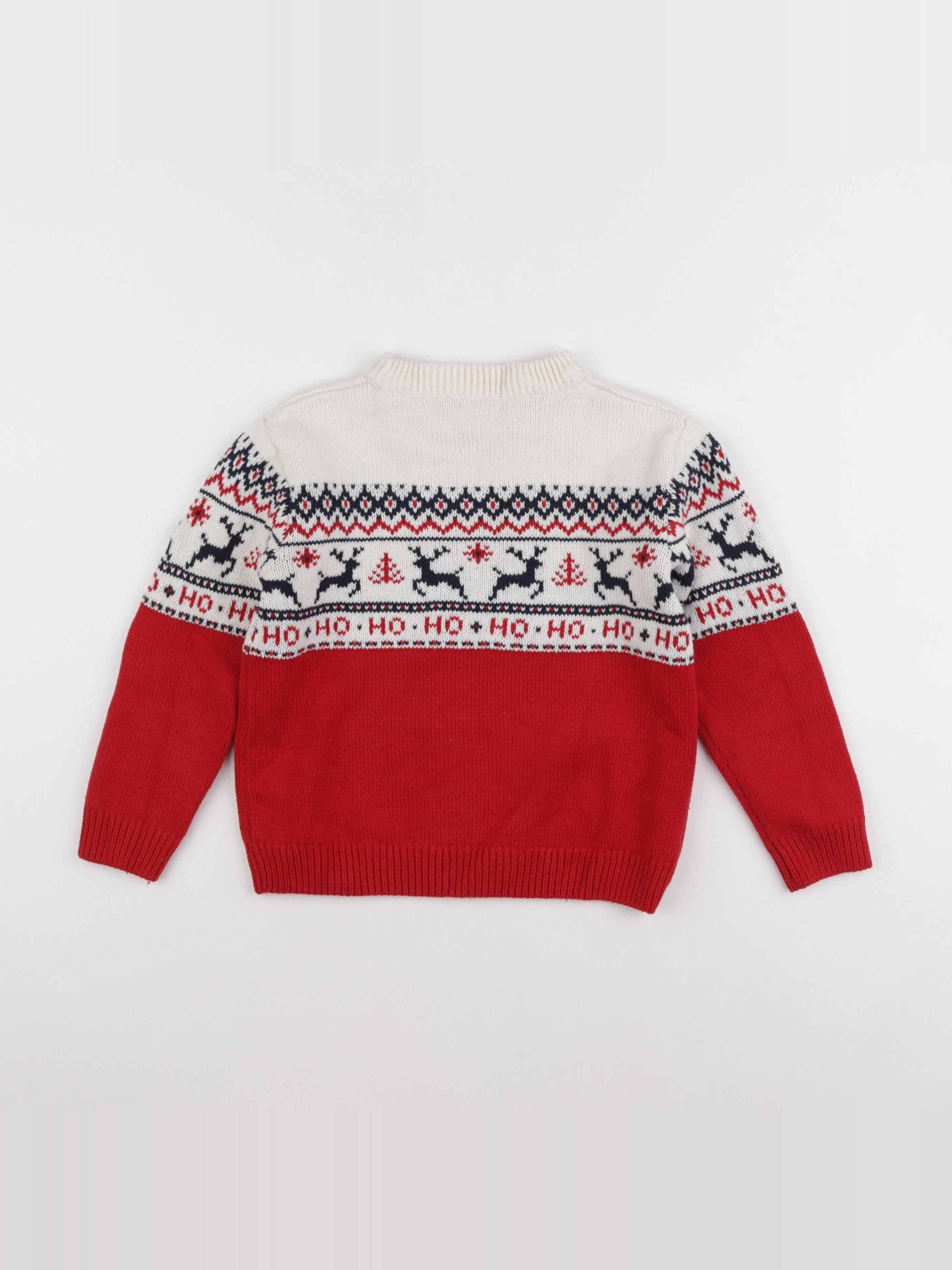 Vertbaudet - pull rouge - 6 ans
