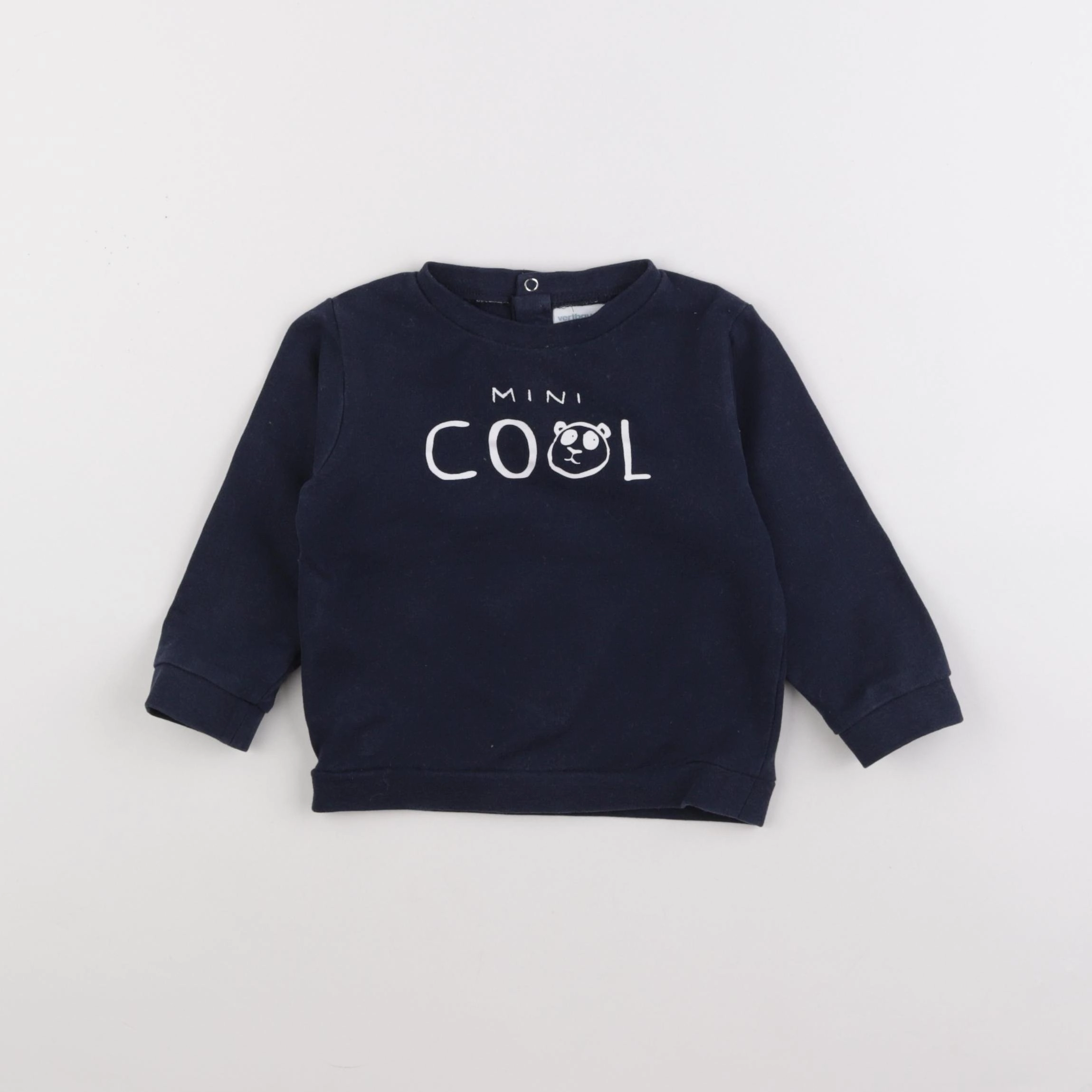 Vertbaudet - sweat bleu - 18 mois