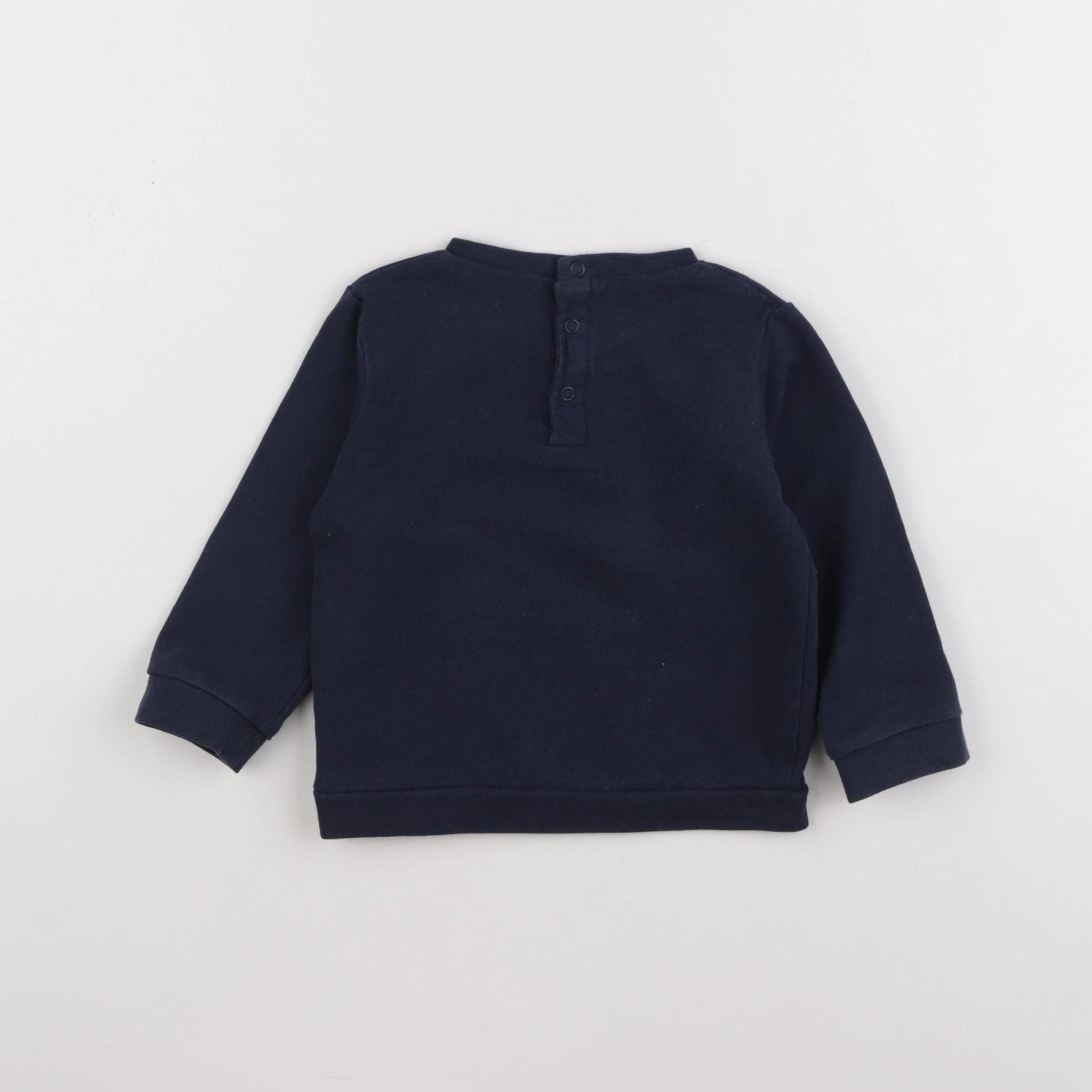 Vertbaudet - sweat bleu - 18 mois