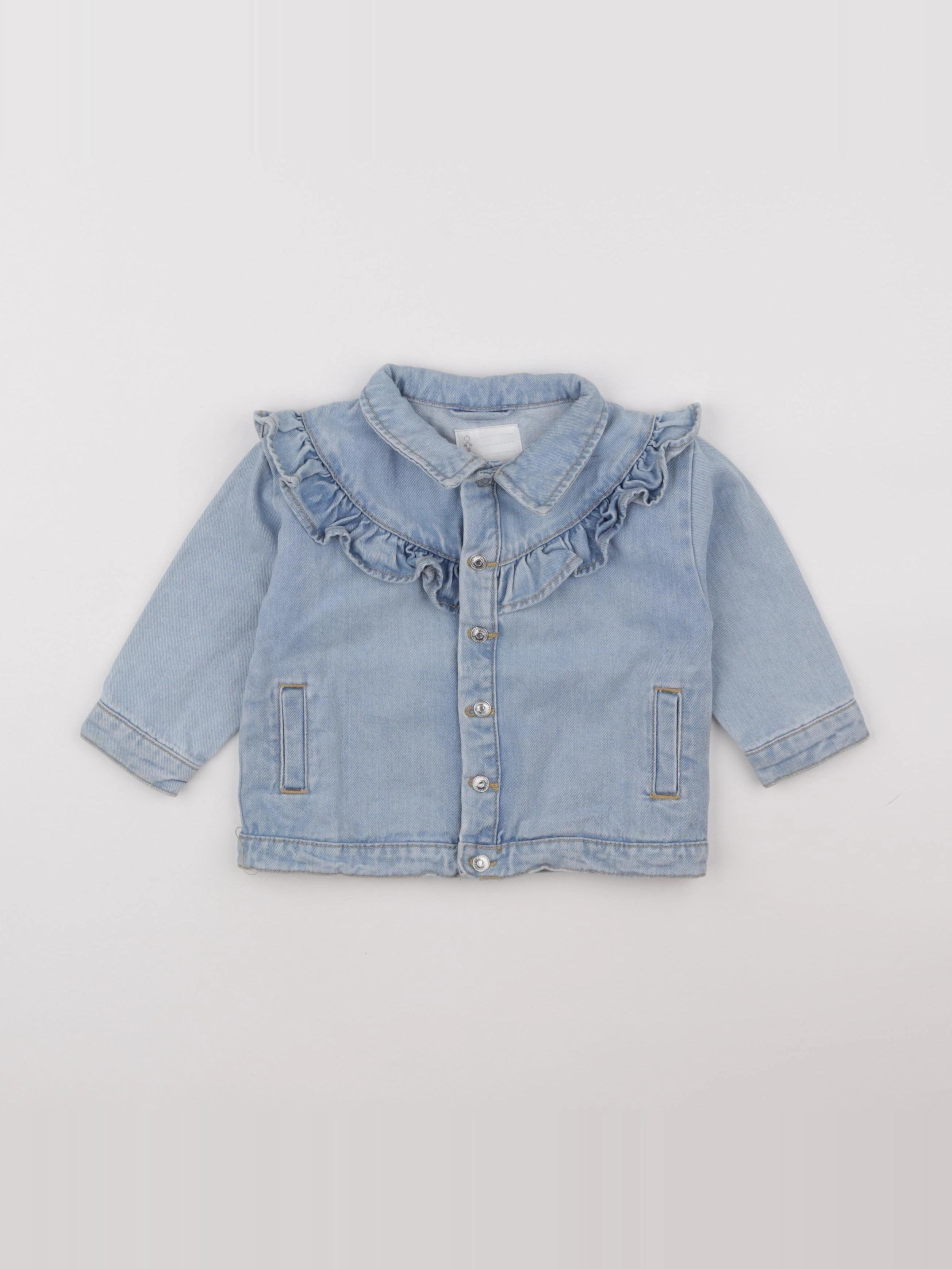 Vertbaudet - veste bleu - 18 mois