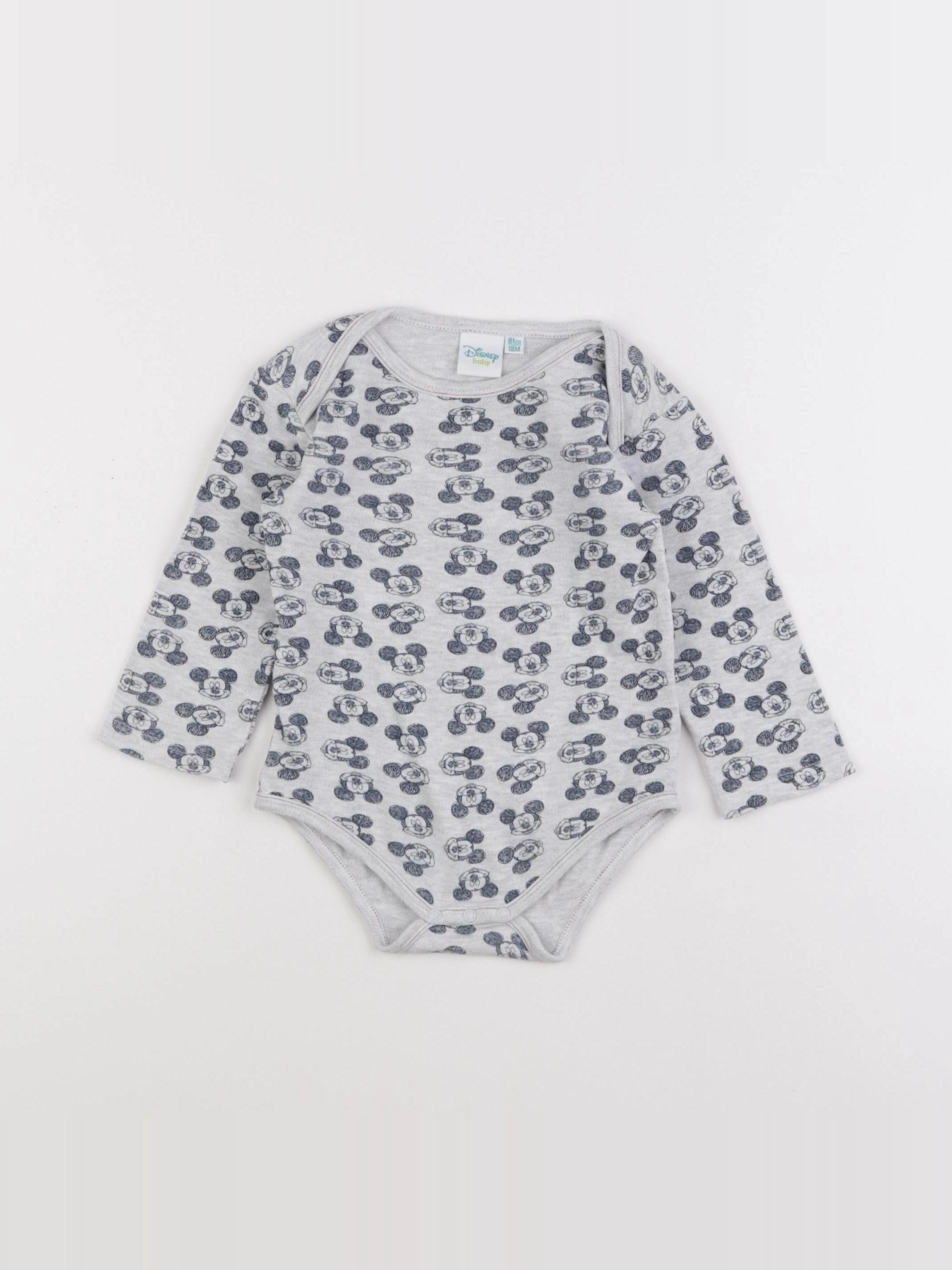 Vertbaudet - body gris - 18 mois