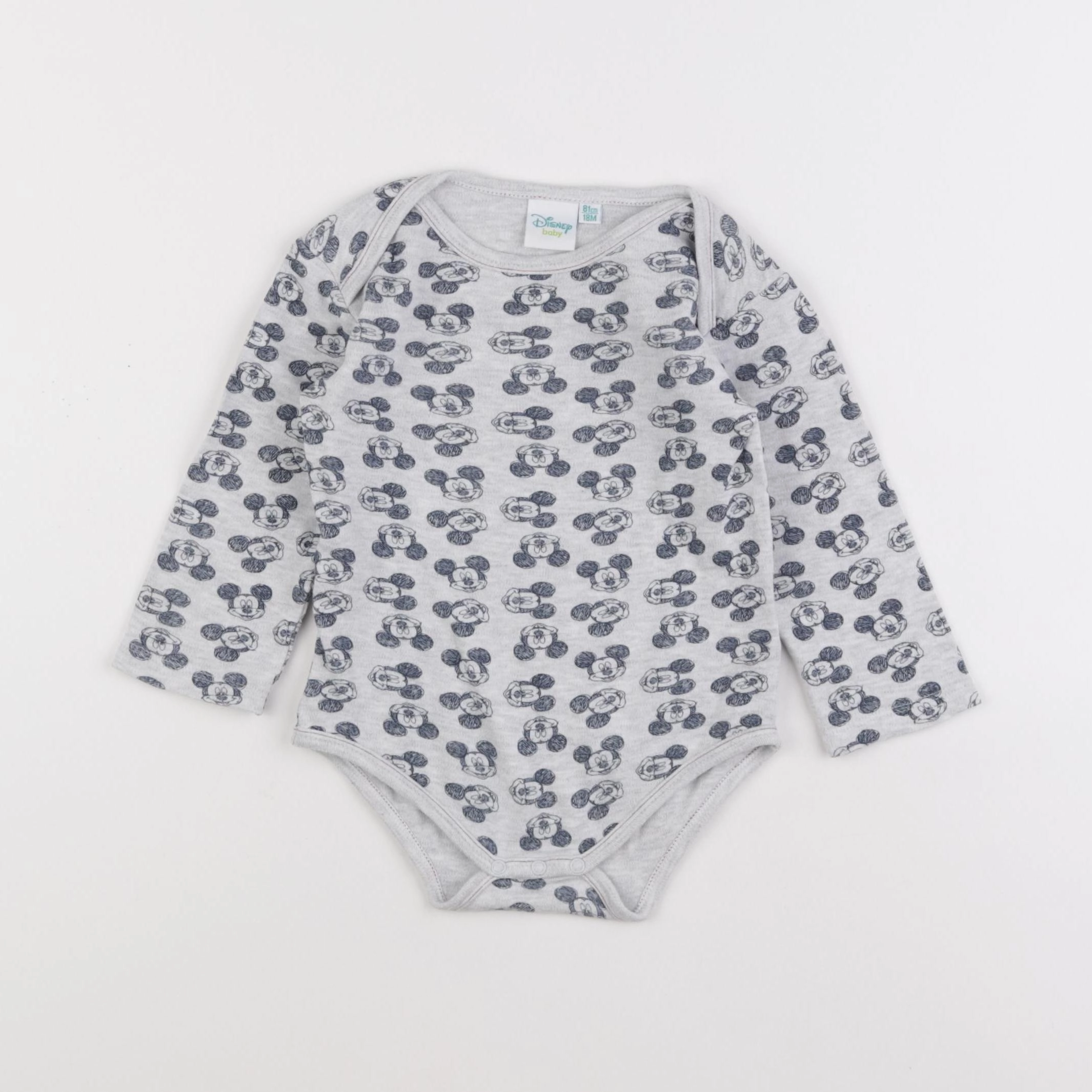 Vertbaudet - body gris - 18 mois
