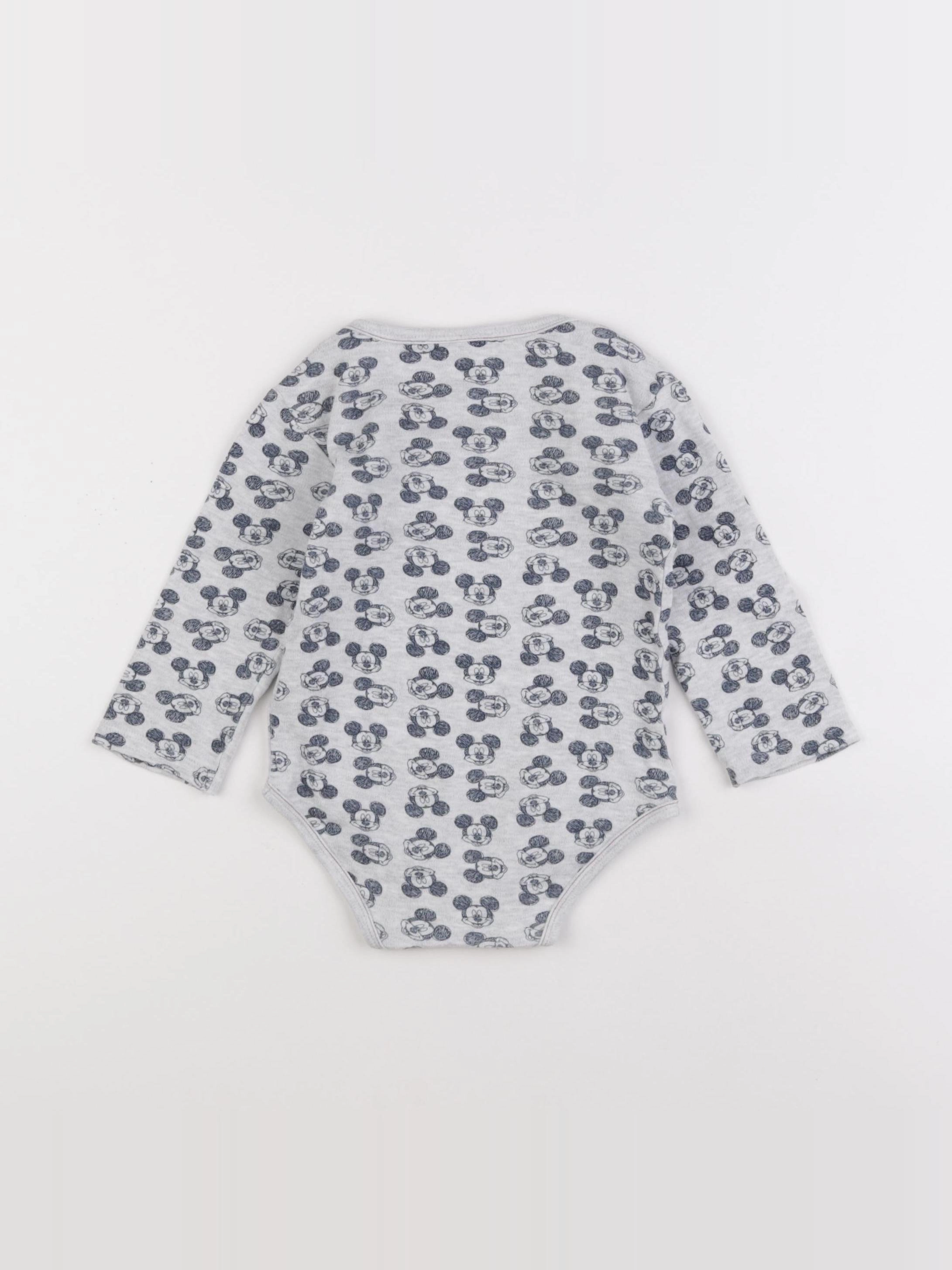 Vertbaudet - body gris - 18 mois