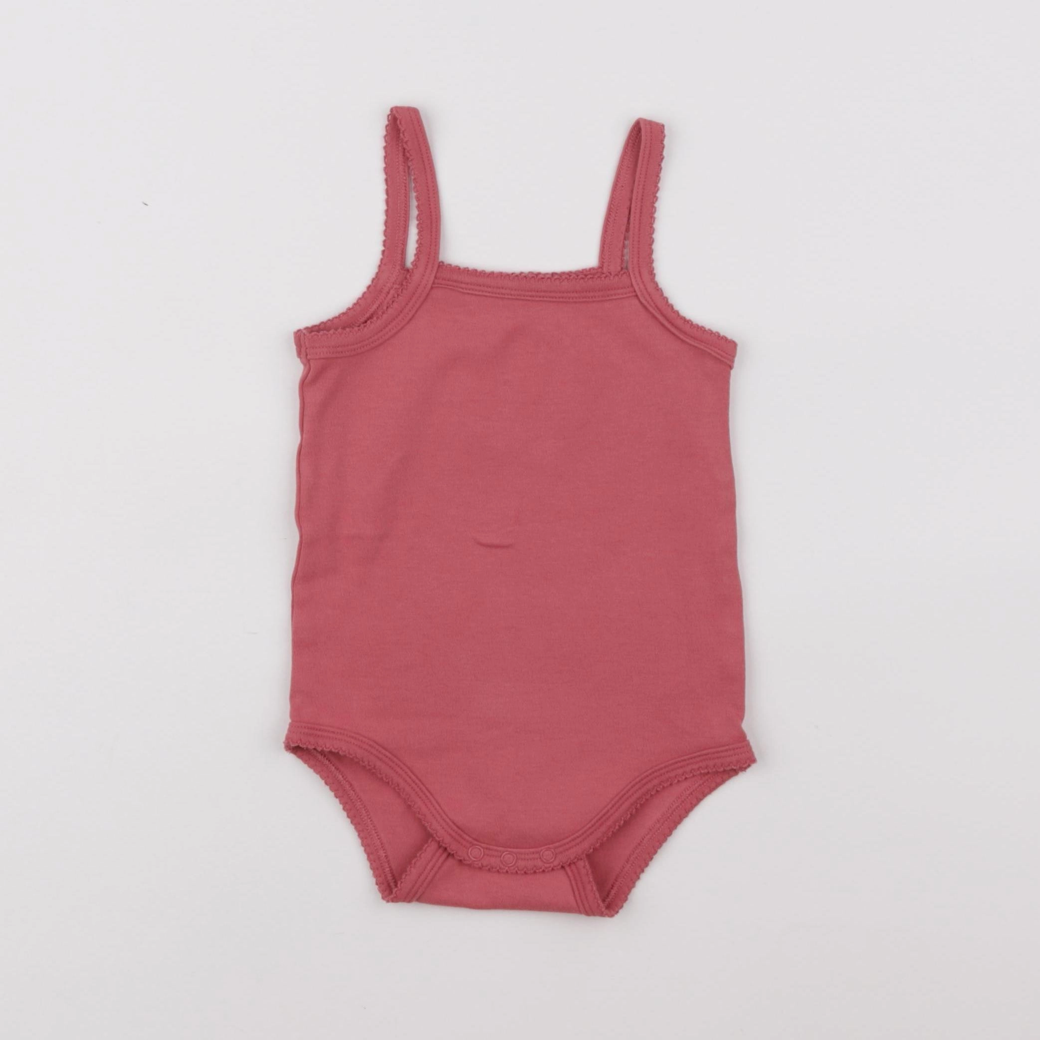 Vertbaudet - body rose - 24 mois