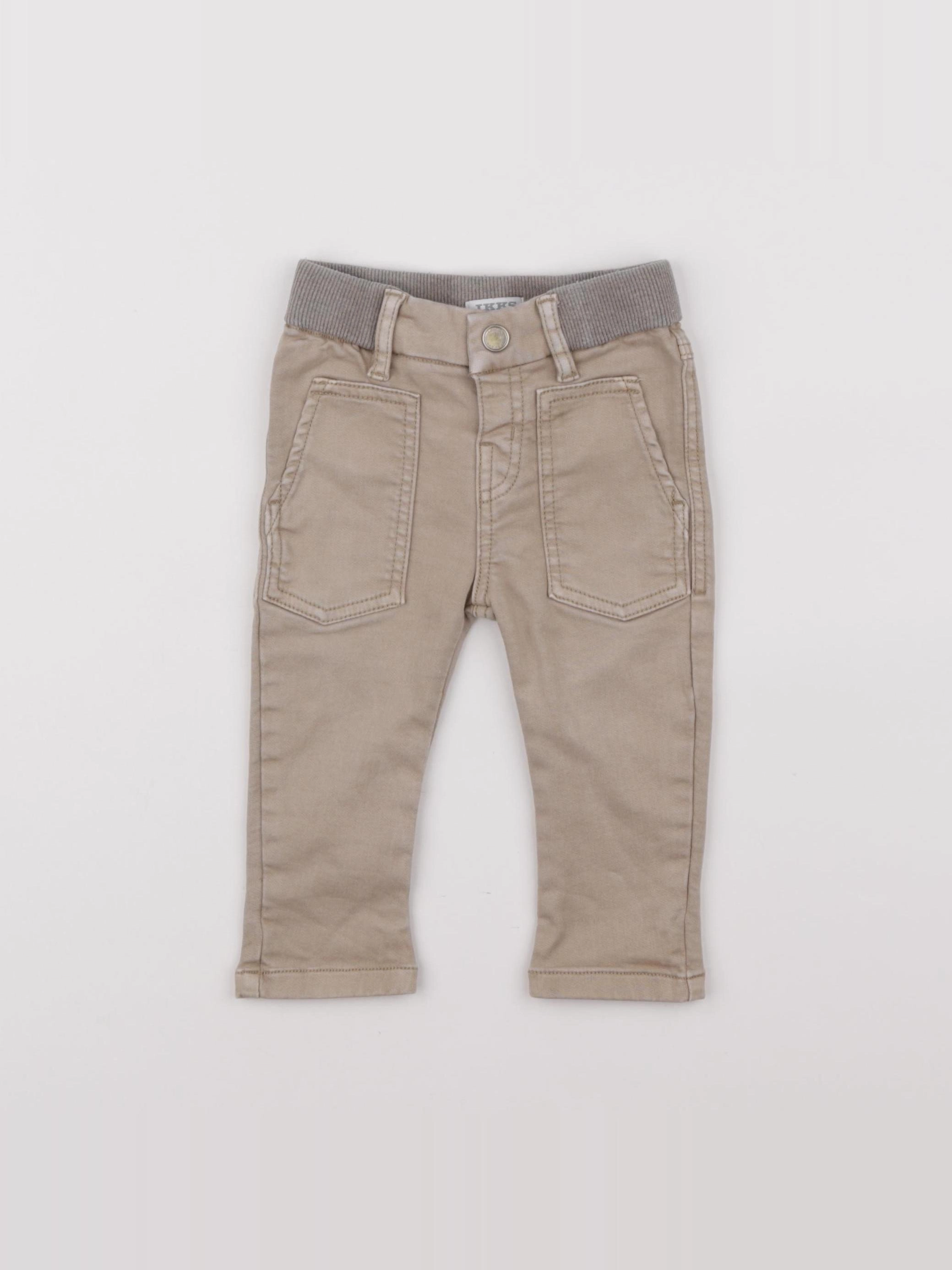 IKKS - pantalon beige - 12 mois