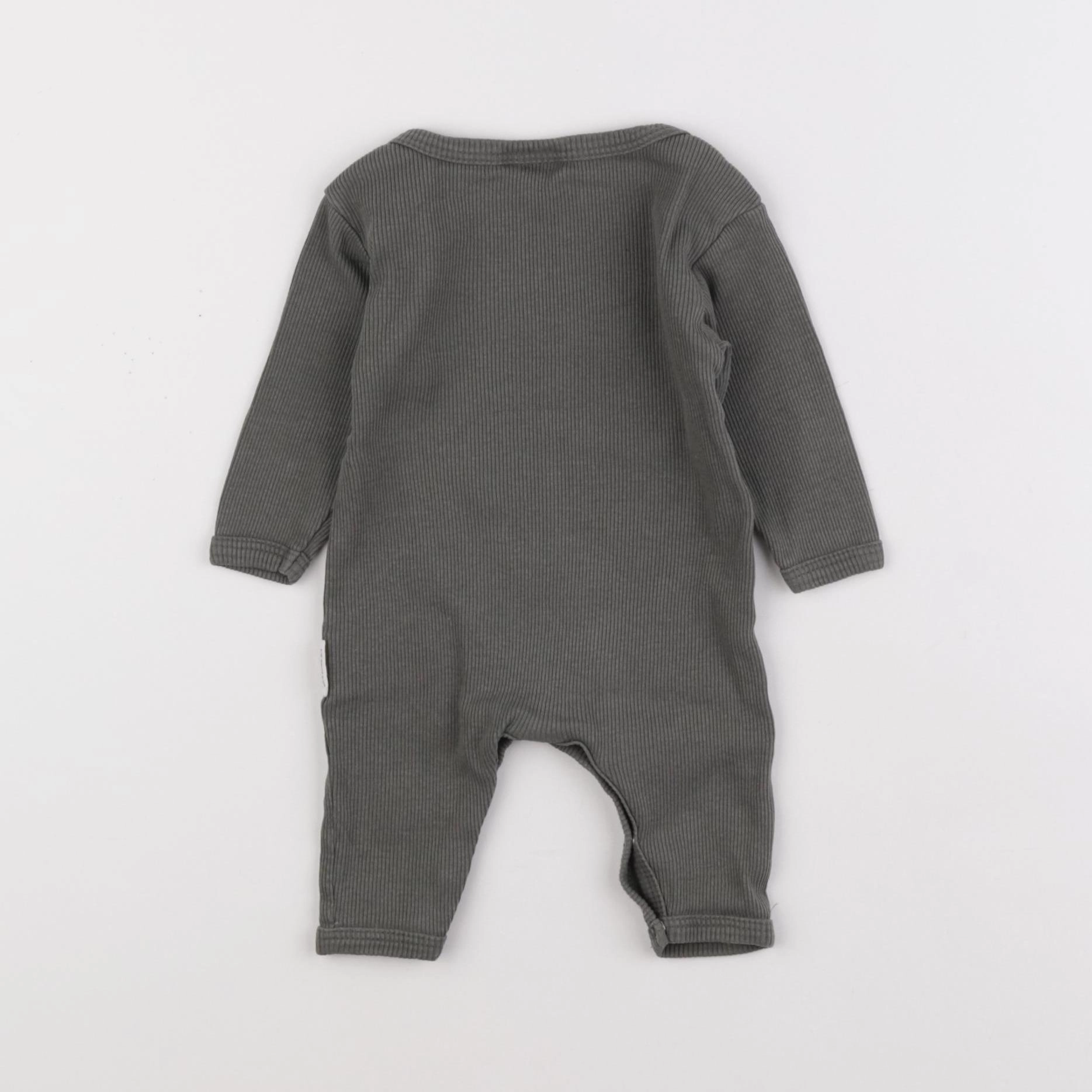 Little Indians - pyjama coton vert - 0/1 mois