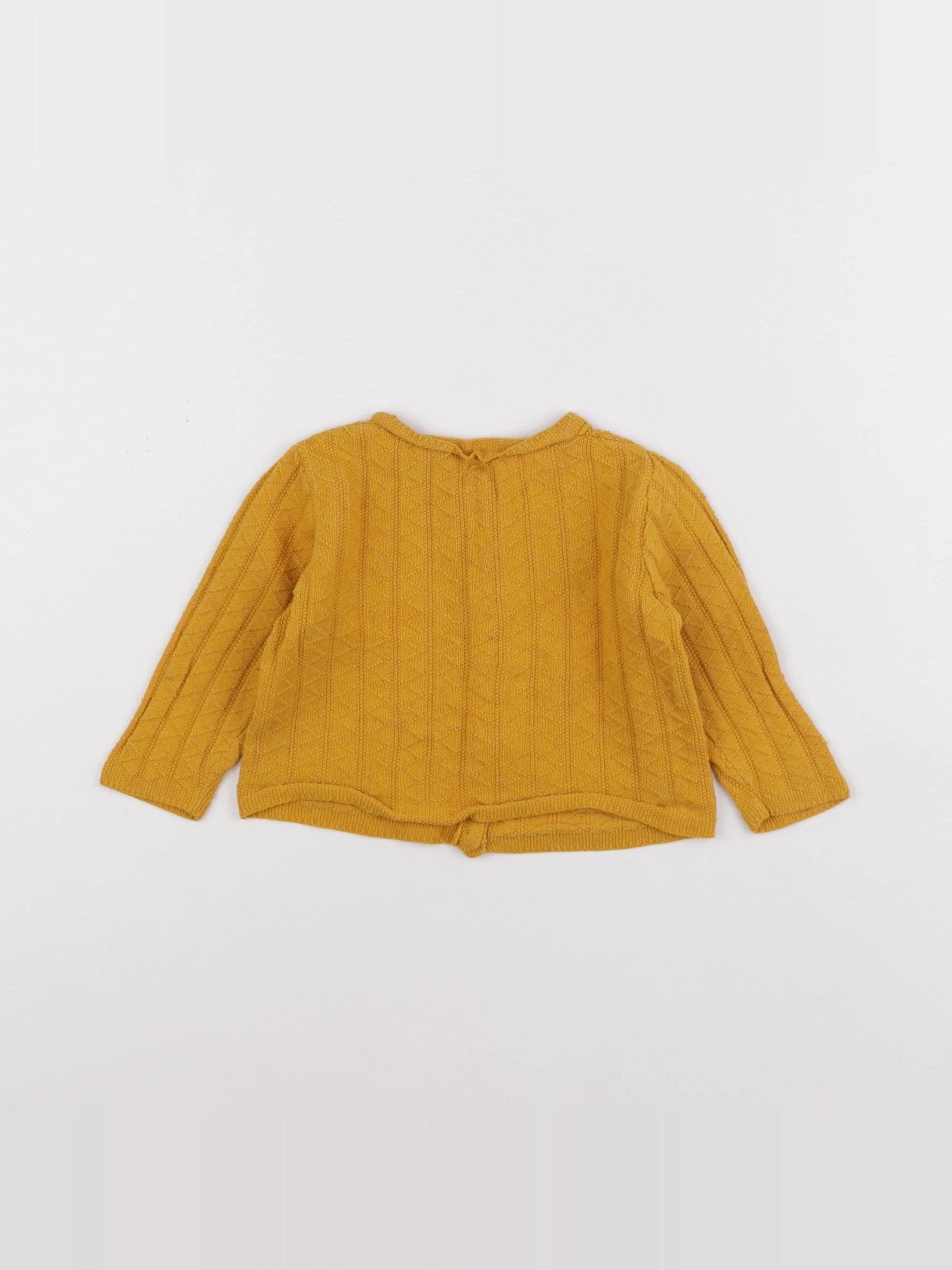 Boutchou - gilet jaune - 6 mois