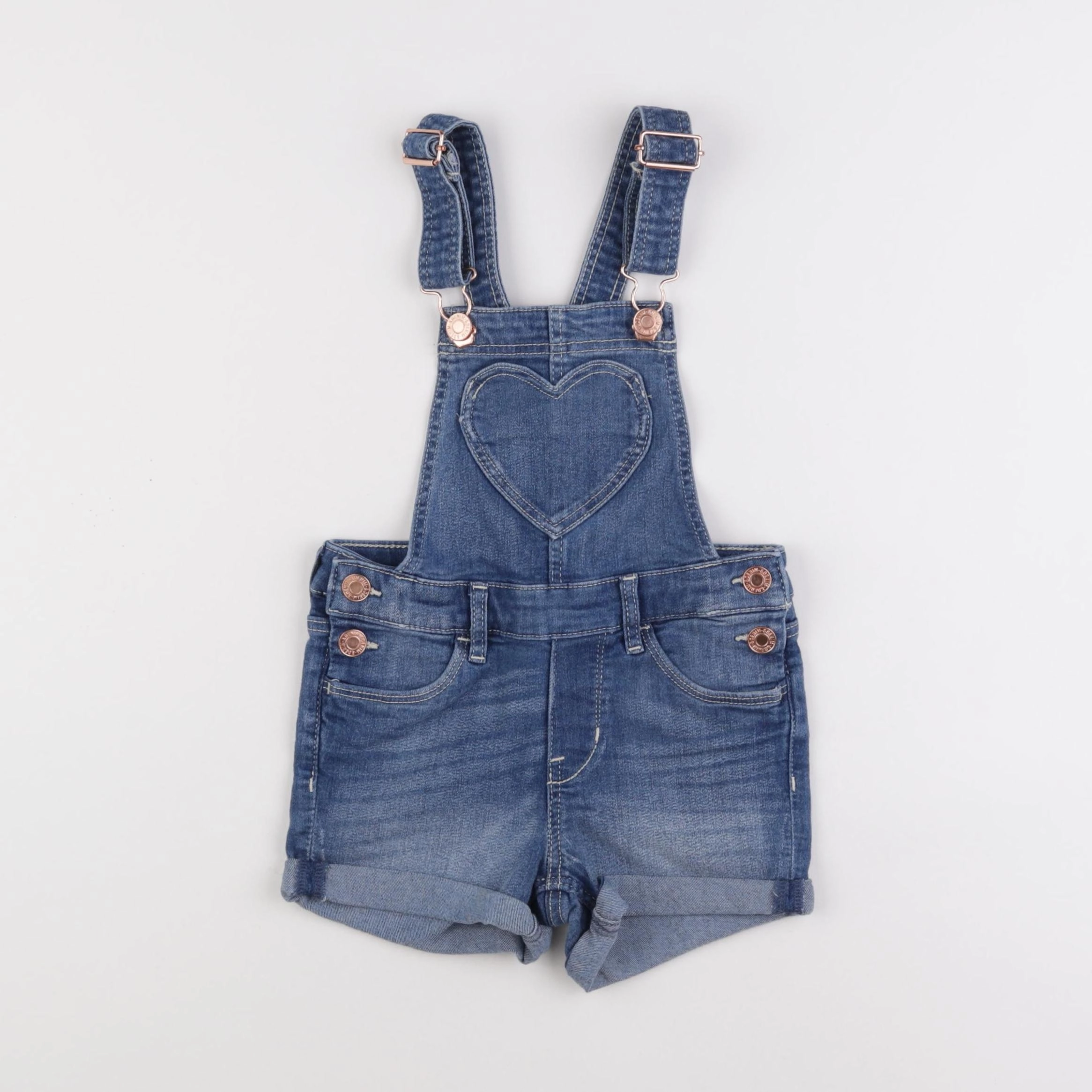 H&M - salopette bleu - 4/5 ans