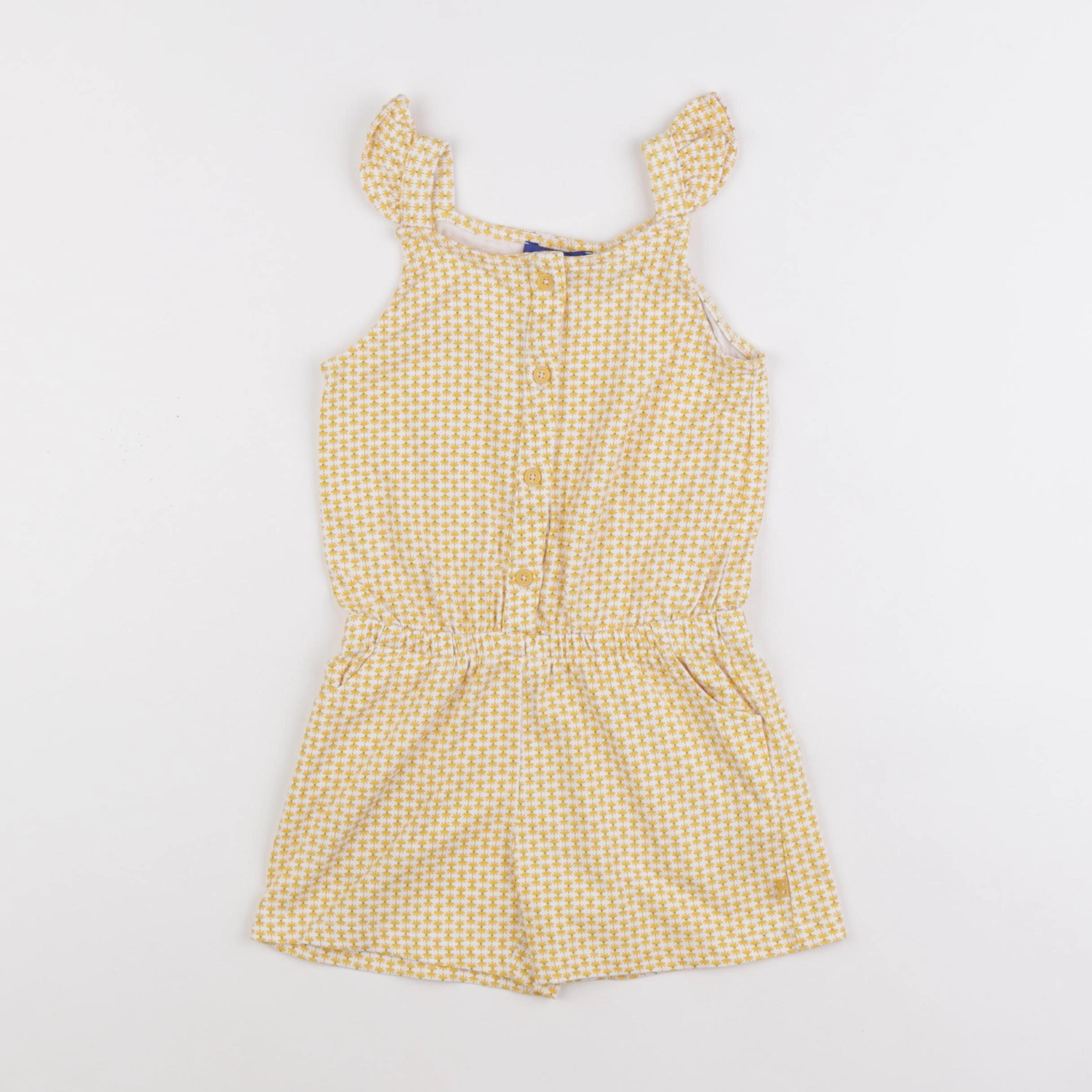 Okaidi - combinaison jaune - 4 ans
