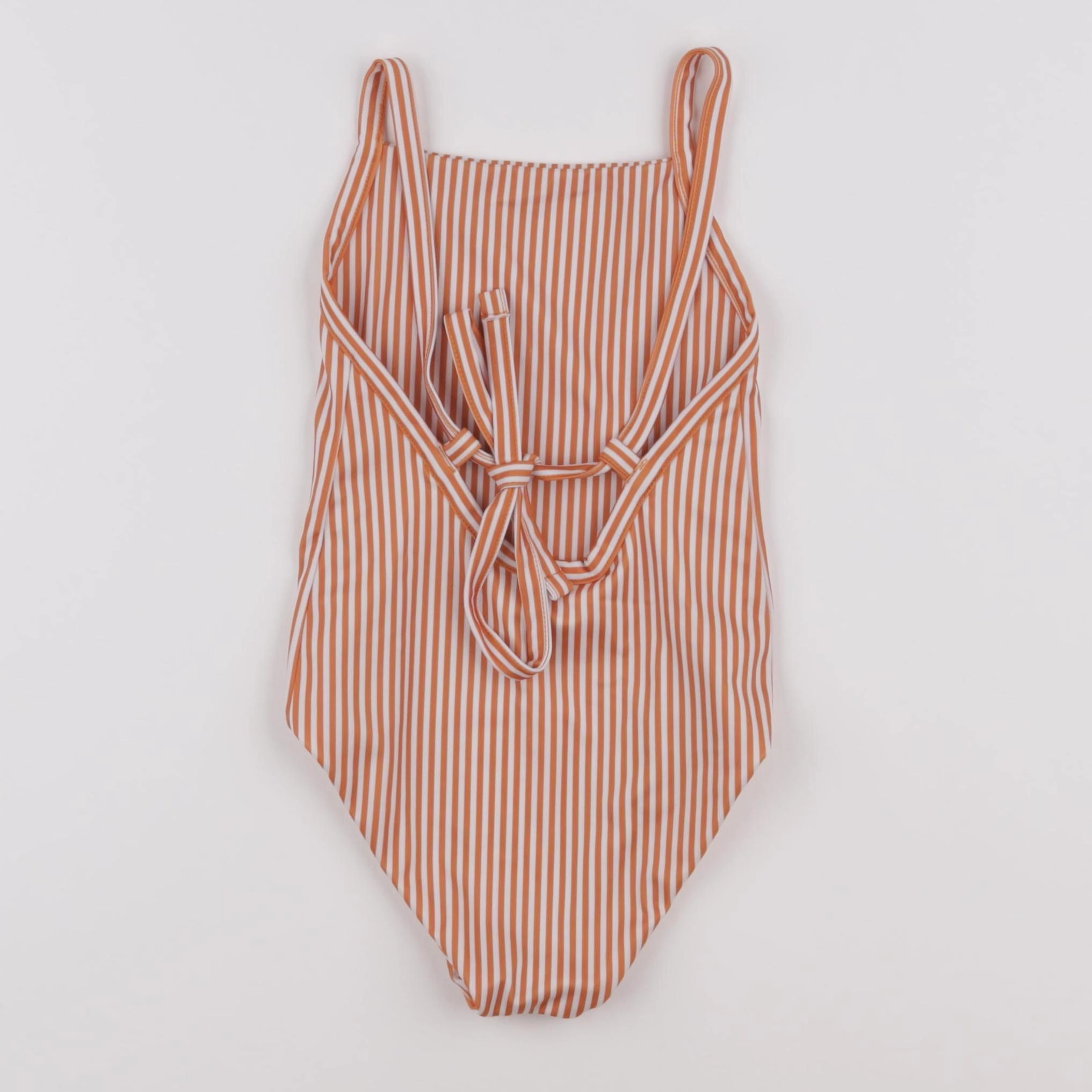 INA SWIM - maillot de bain MARA mandarine stripe - 4 ans