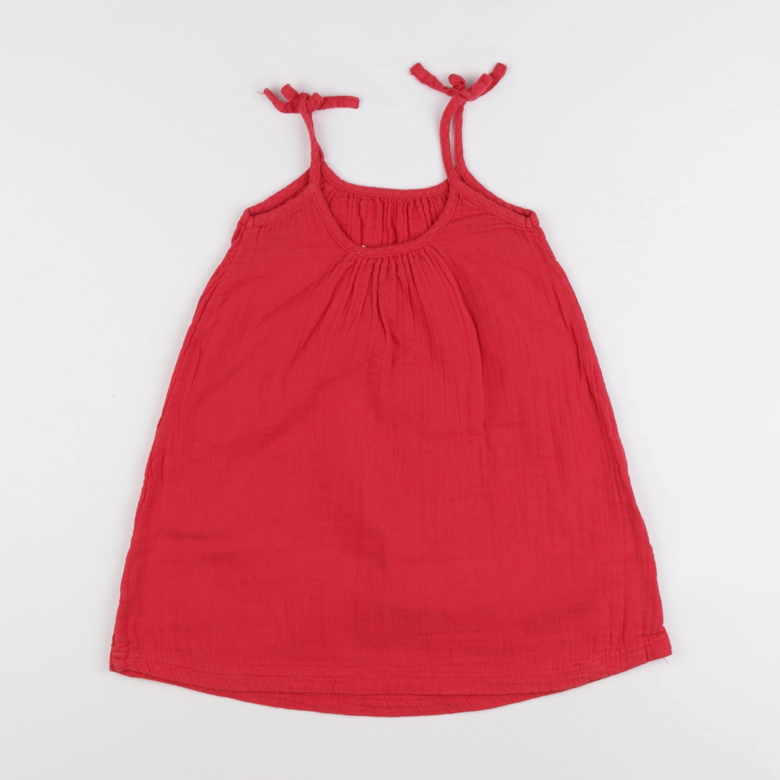 Monoprix - robe rouge - 3 ans