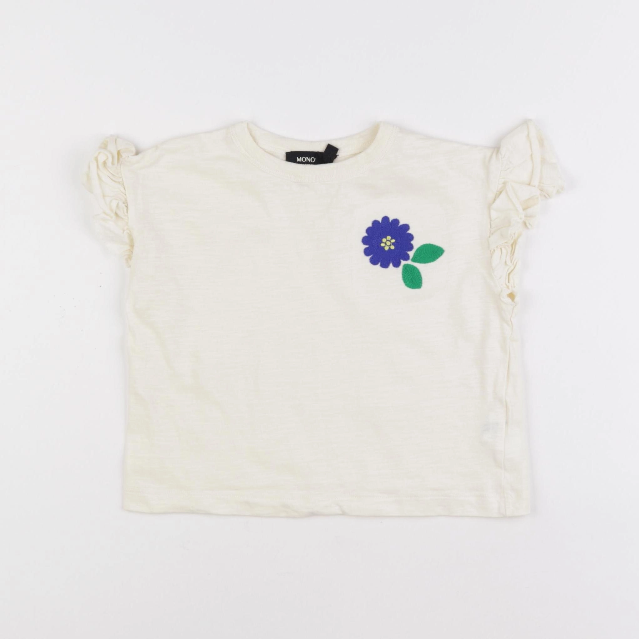 Monoprix - tee-shirt beige - 4 ans