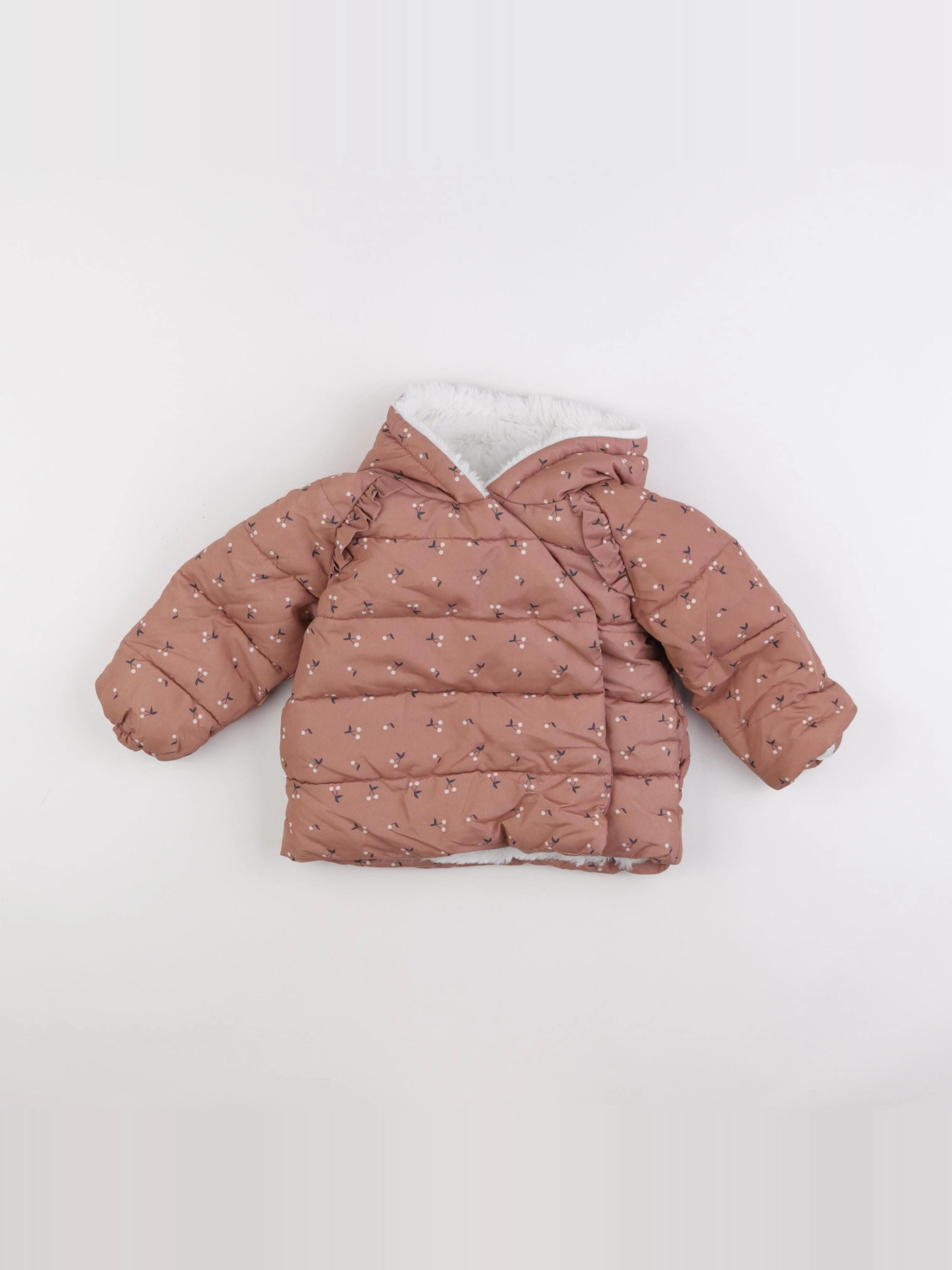 Vertbaudet - doudoune rose - 2 ans