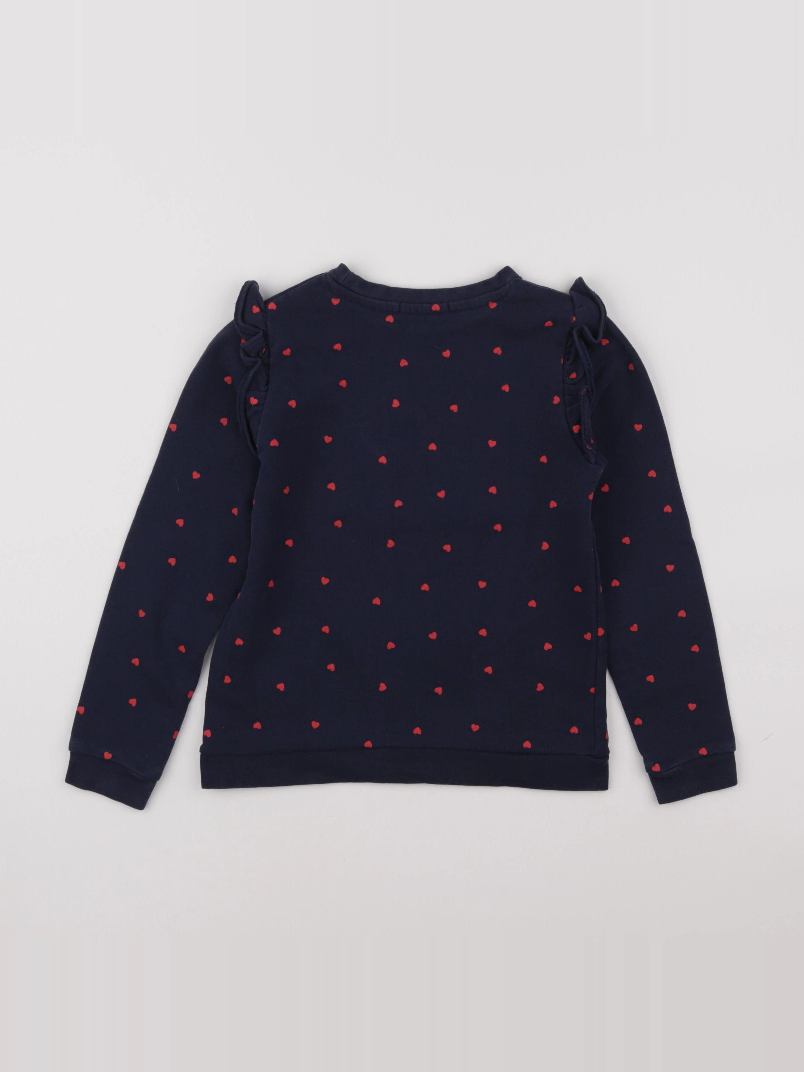 Vertbaudet - sweat bleu - 8 ans