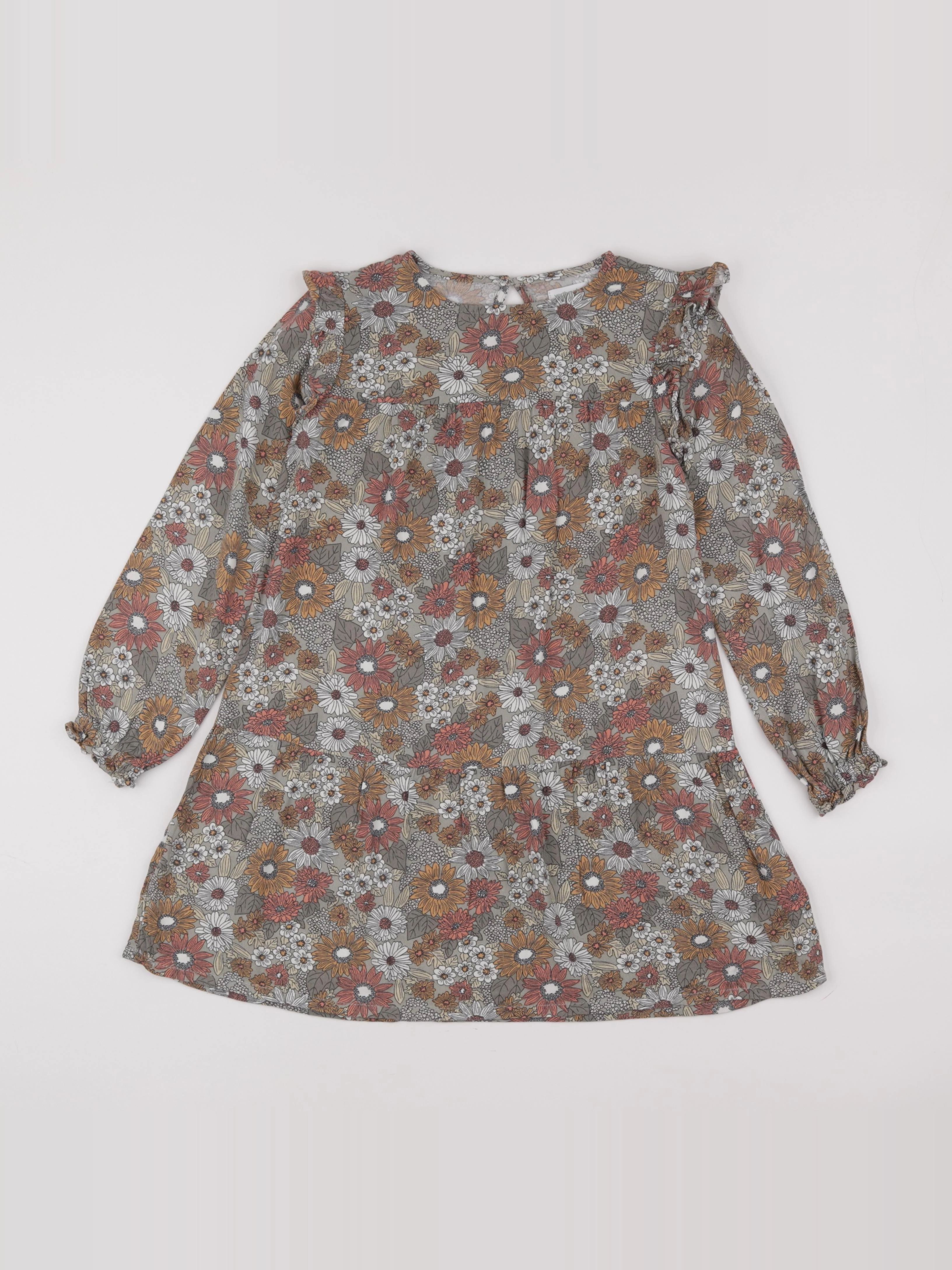Vertbaudet - robe multicolore - 8 ans