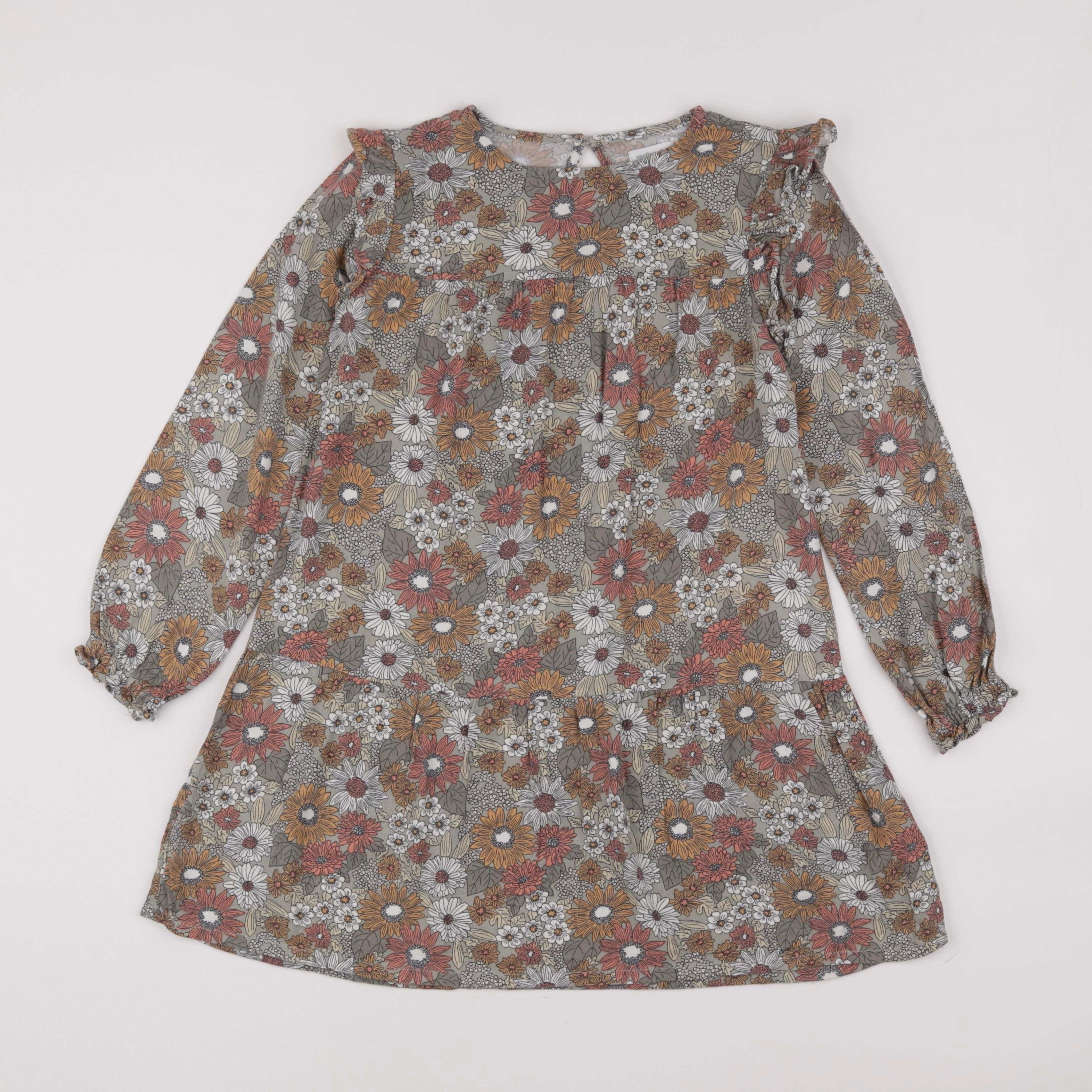Vertbaudet - robe multicolore - 8 ans