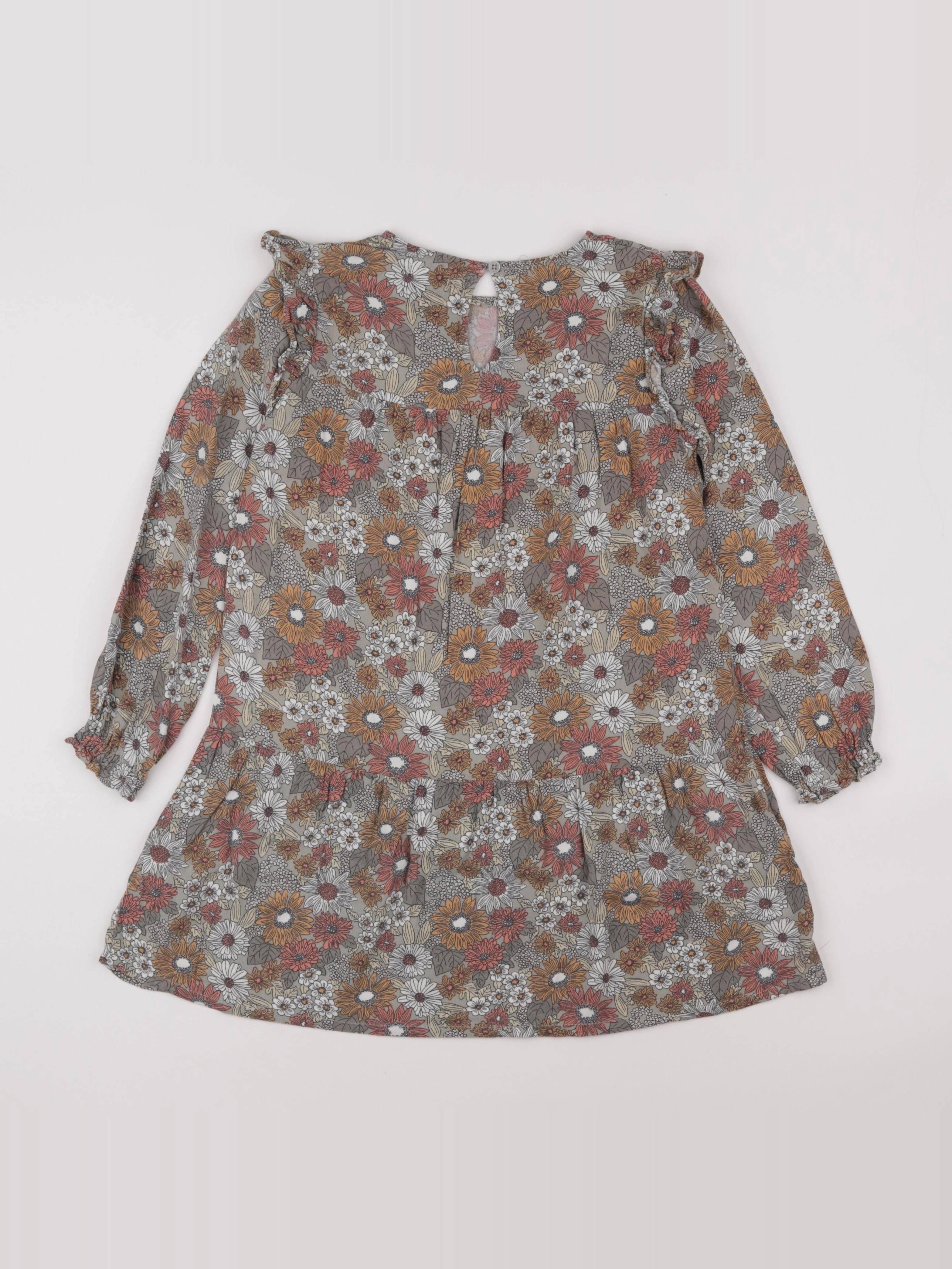Vertbaudet - robe multicolore - 8 ans
