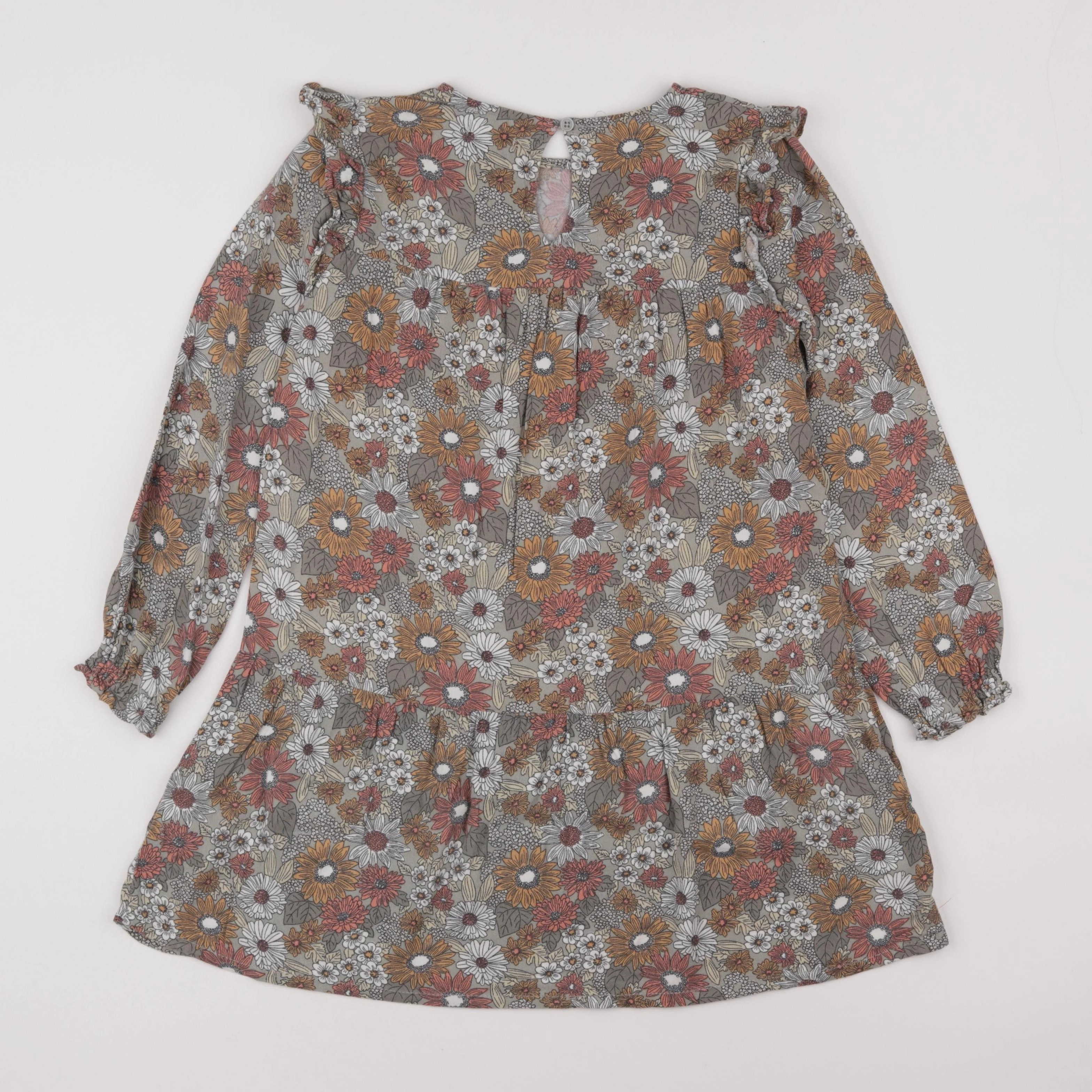 Vertbaudet - robe multicolore - 8 ans