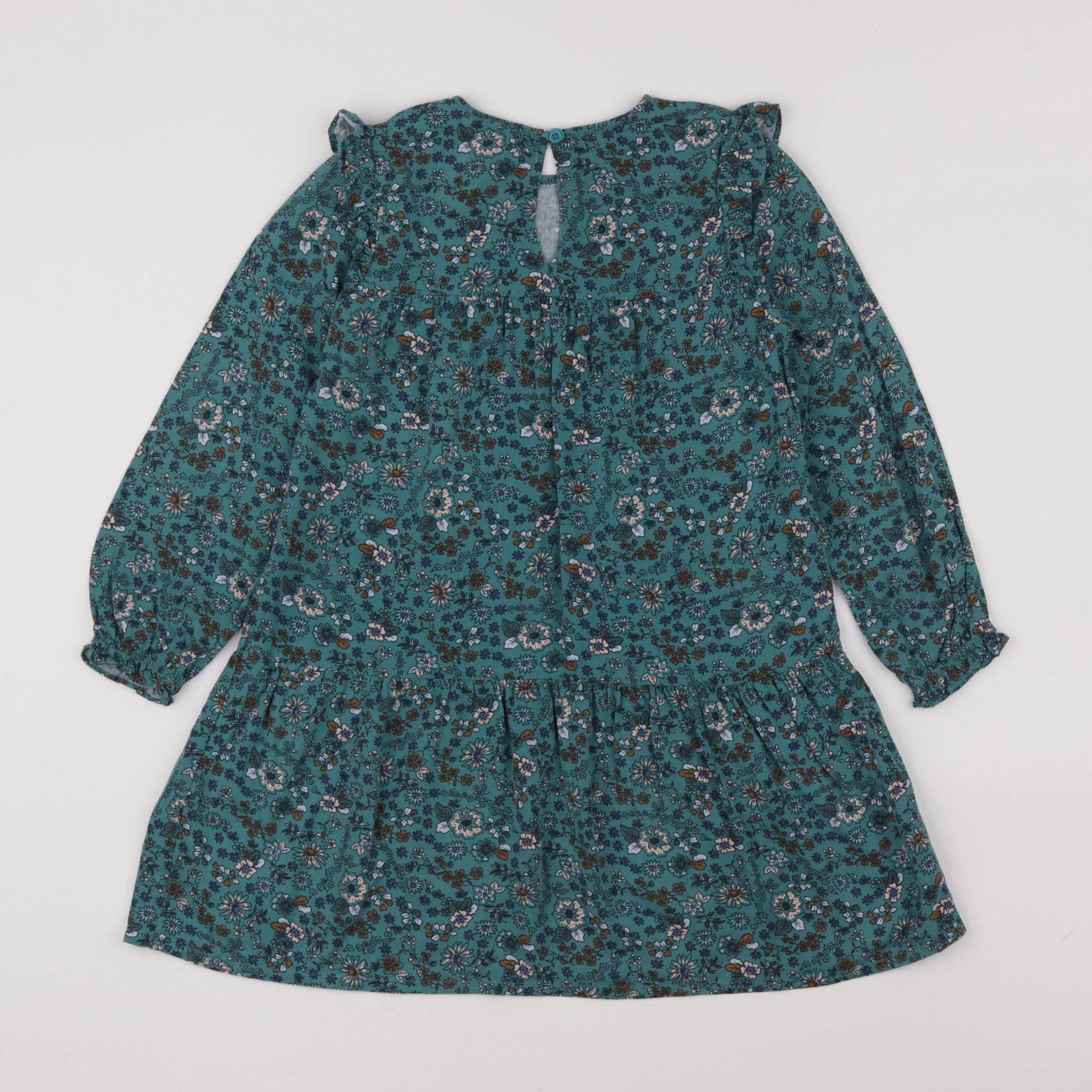 Vertbaudet - robe vert - 6 ans