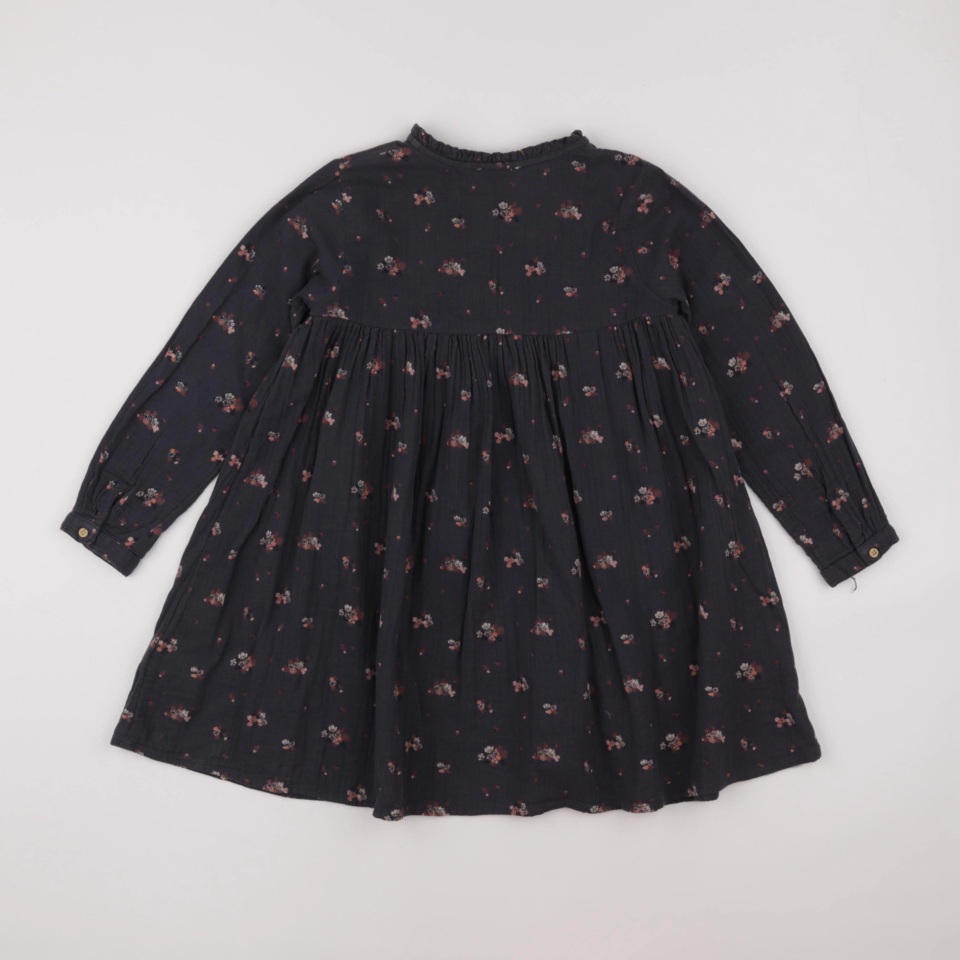 Vertbaudet - robe gris - 8 ans