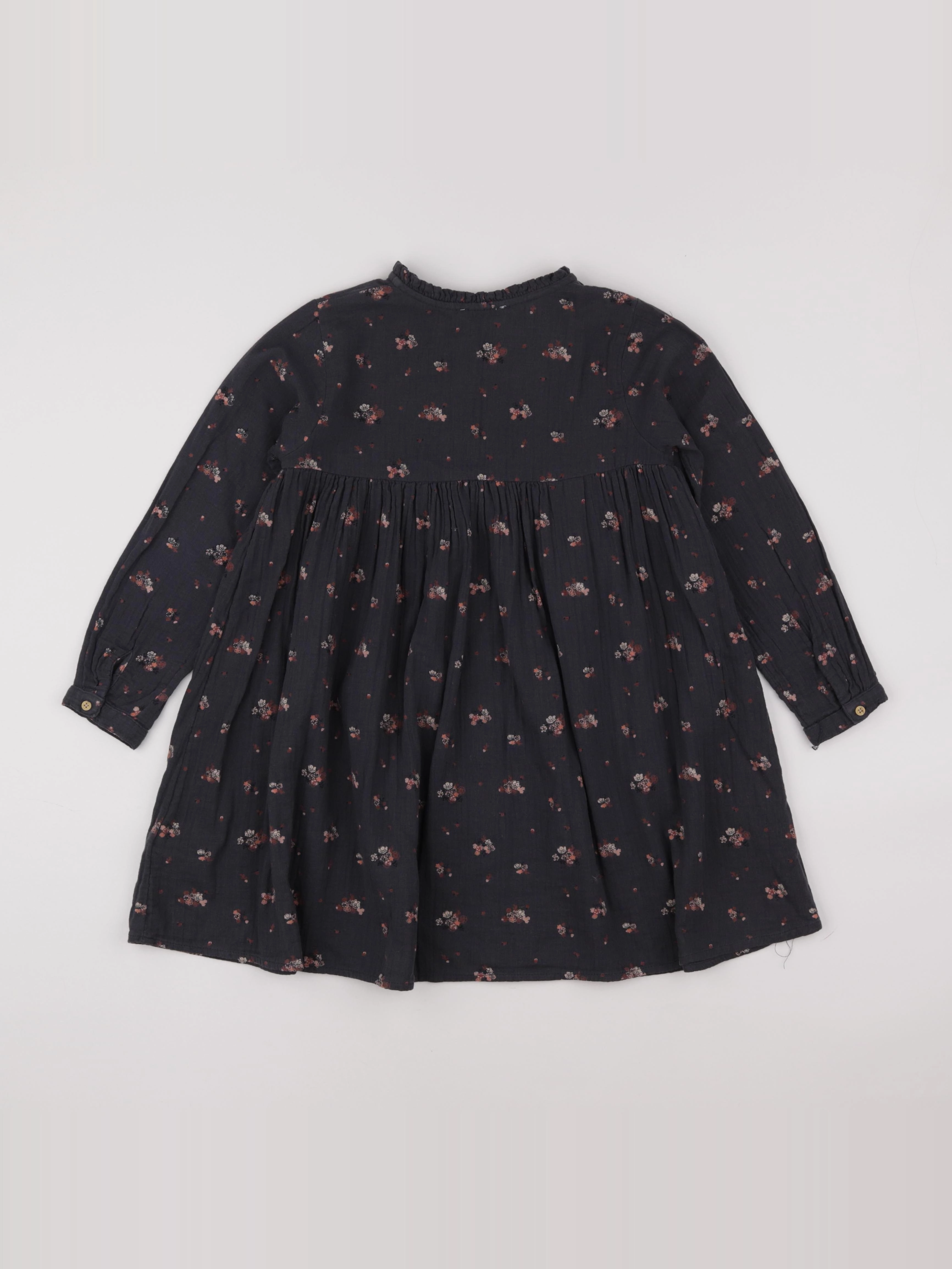 Vertbaudet - robe gris - 6 ans