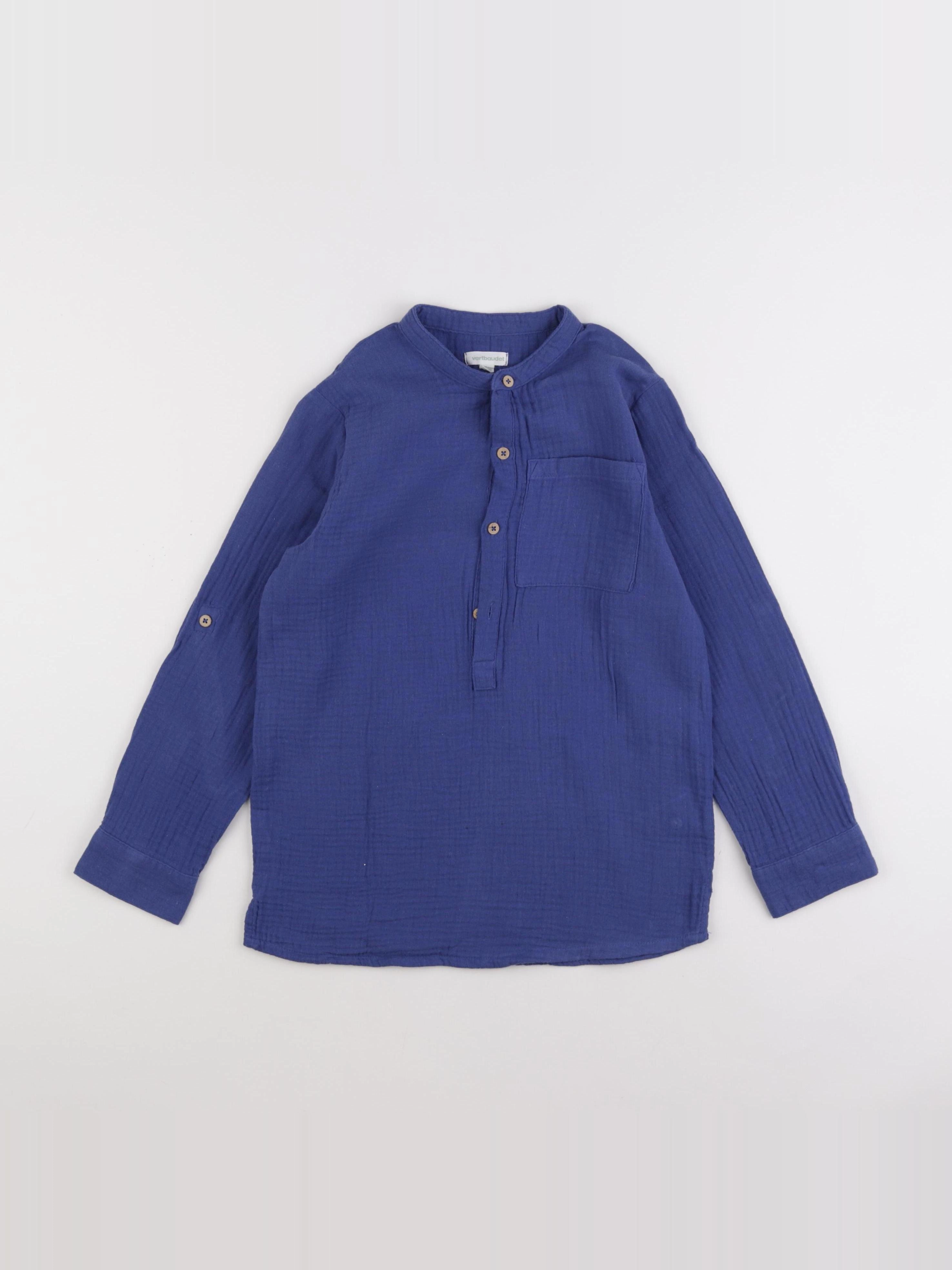 Vertbaudet - chemise bleu - 10 ans