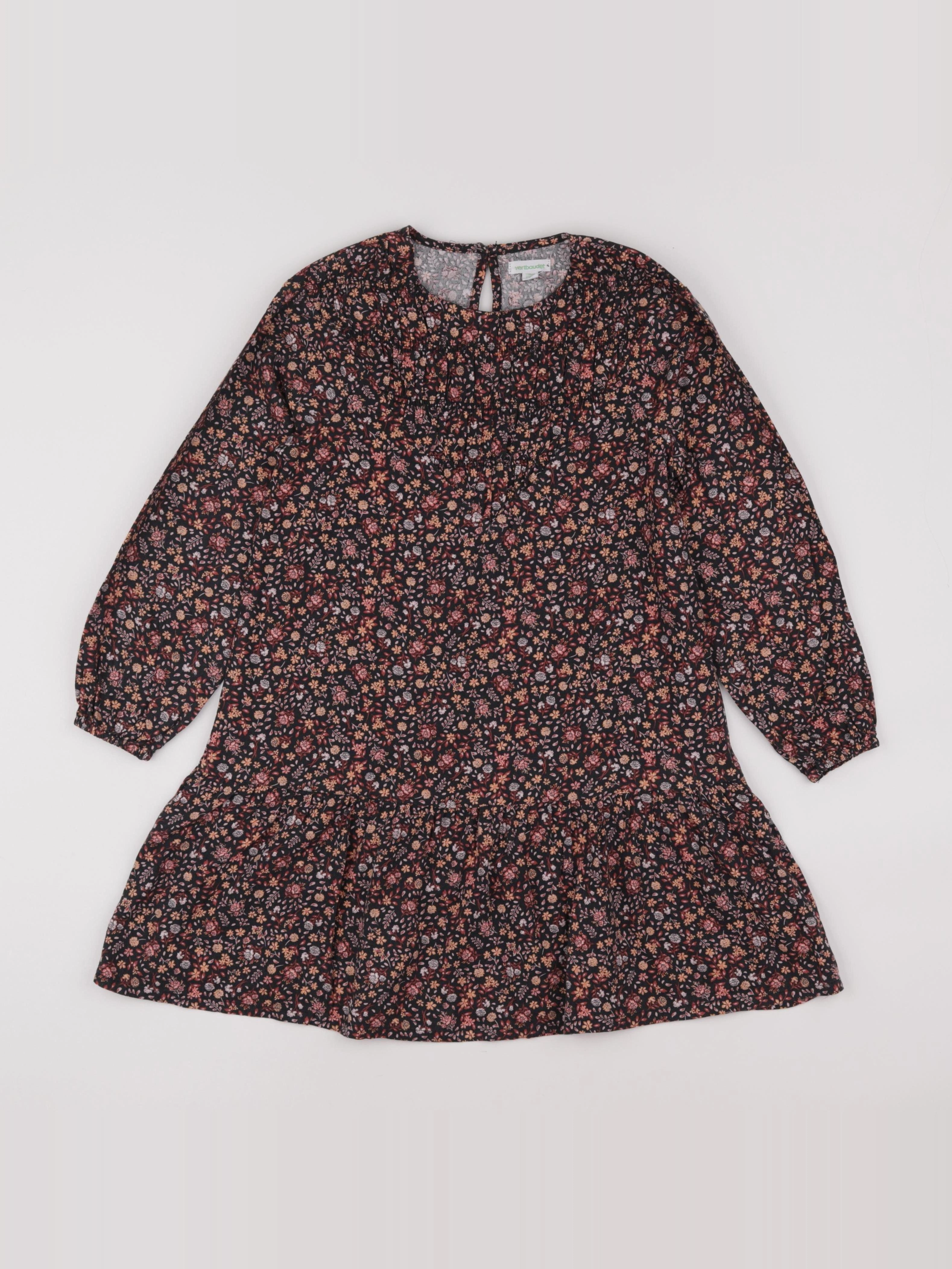 Vertbaudet - robe multicolore - 8 ans