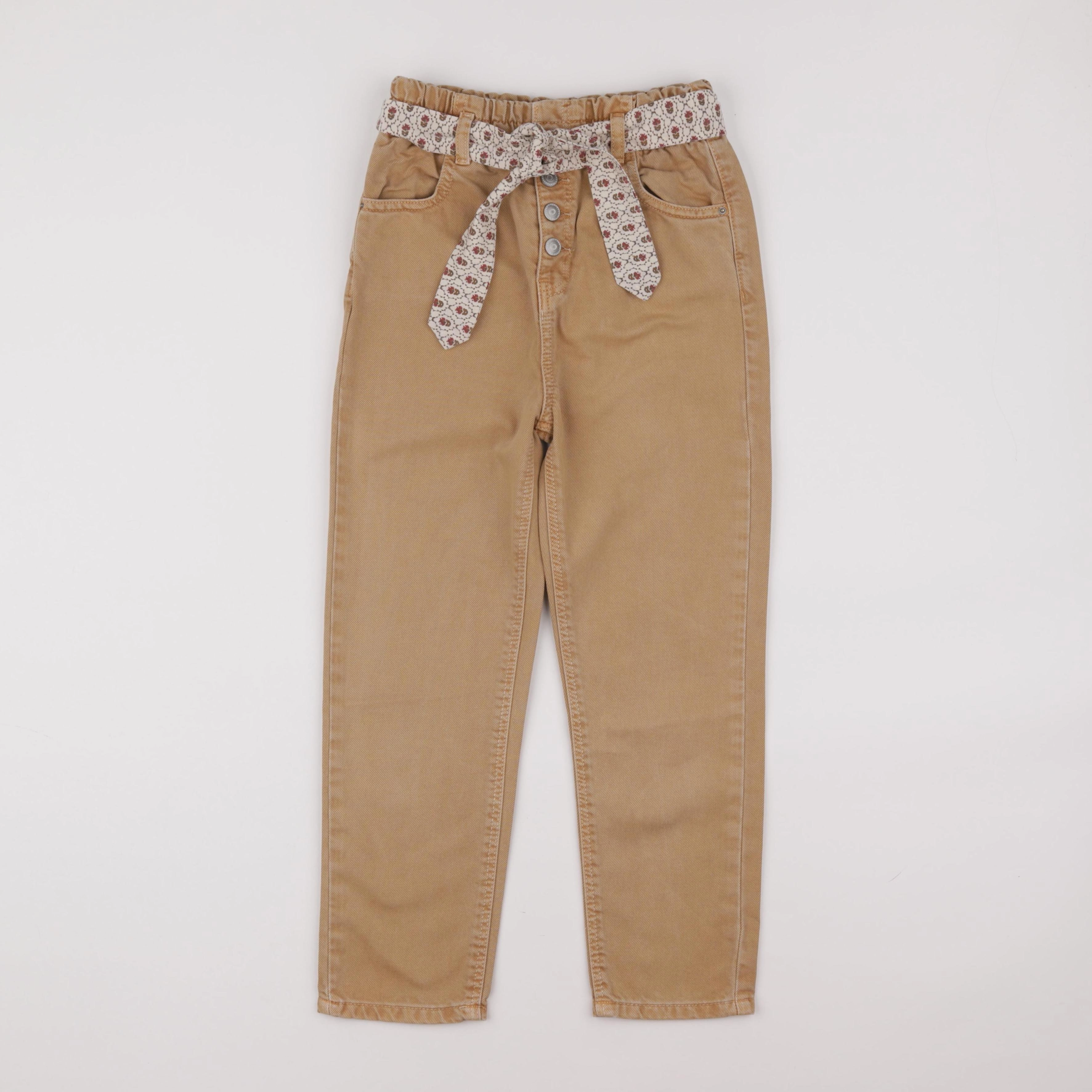 Vertbaudet - jean beige - 8 ans