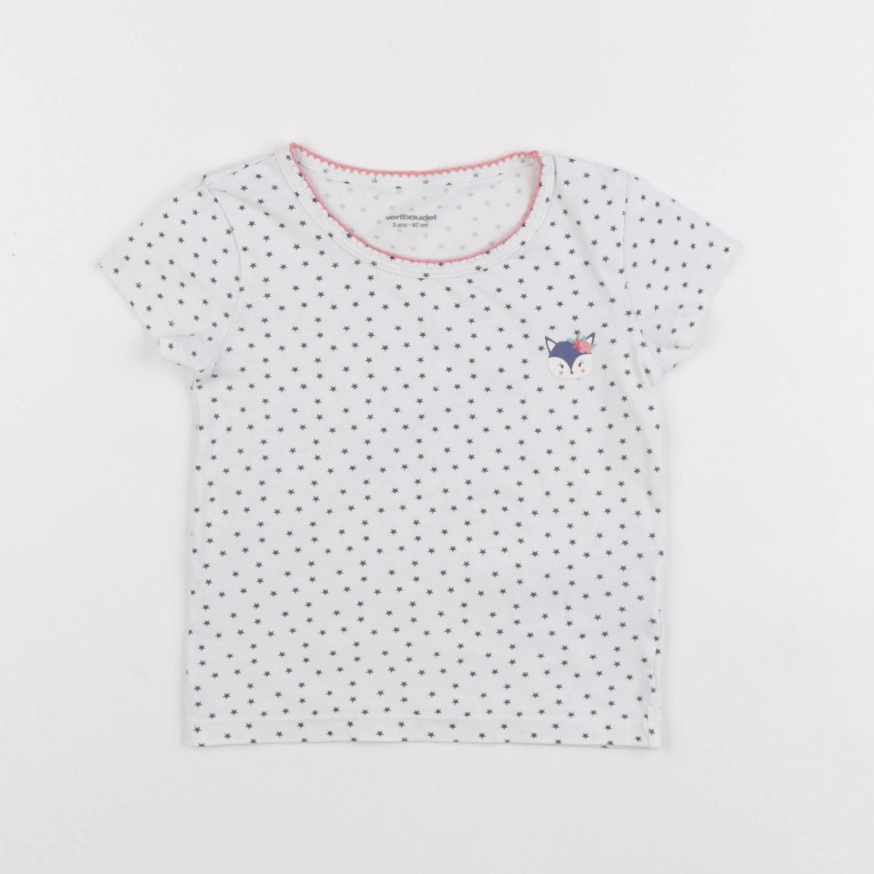 Vertbaudet - maillot de corps blanc - 3 ans