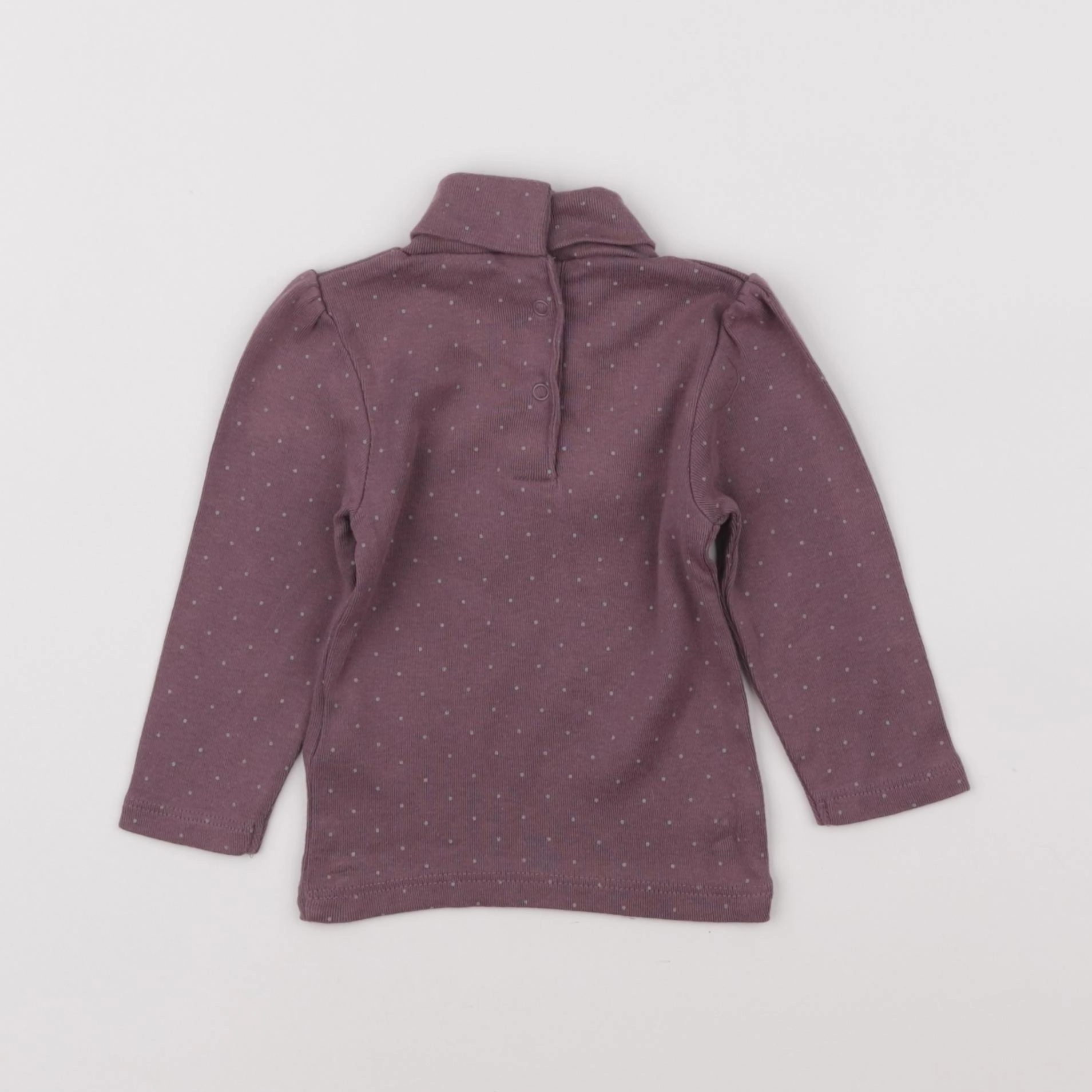Vertbaudet - sous-pull violet - 9 mois
