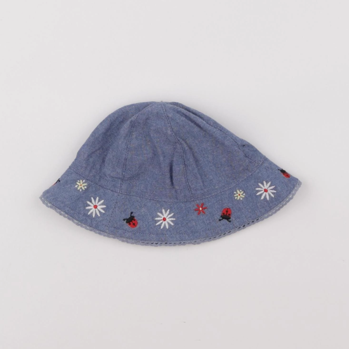 Vertbaudet - bonnet bleu - 12/18 mois