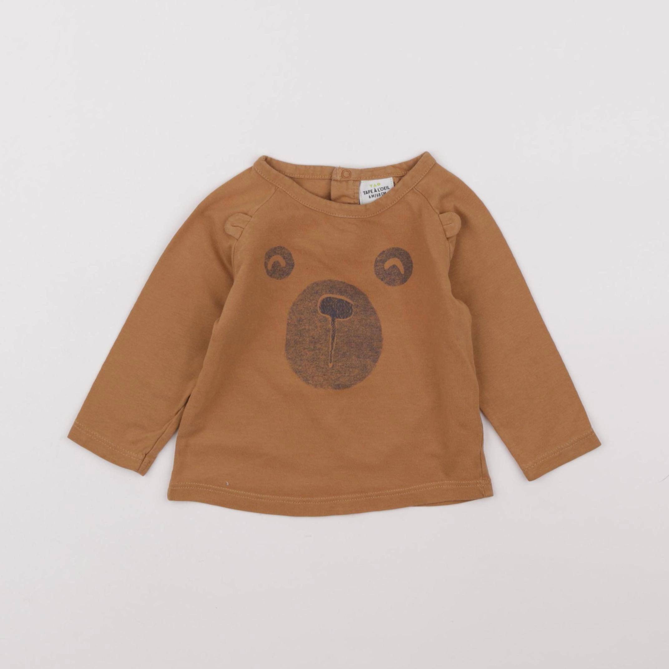 Tape à l'oeil - tee-shirt marron - 6 mois