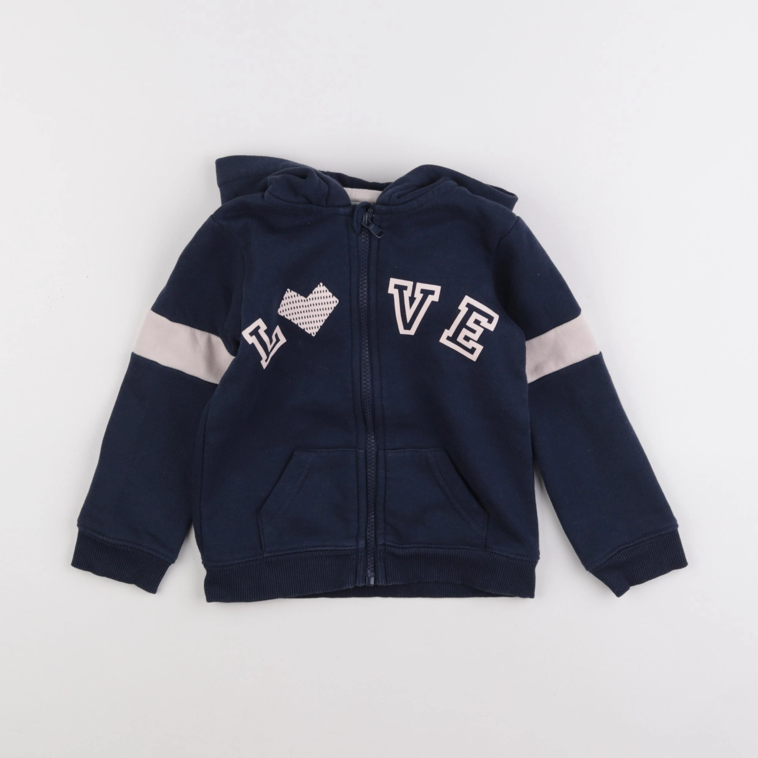 Vertbaudet - sweat bleu - 4 ans