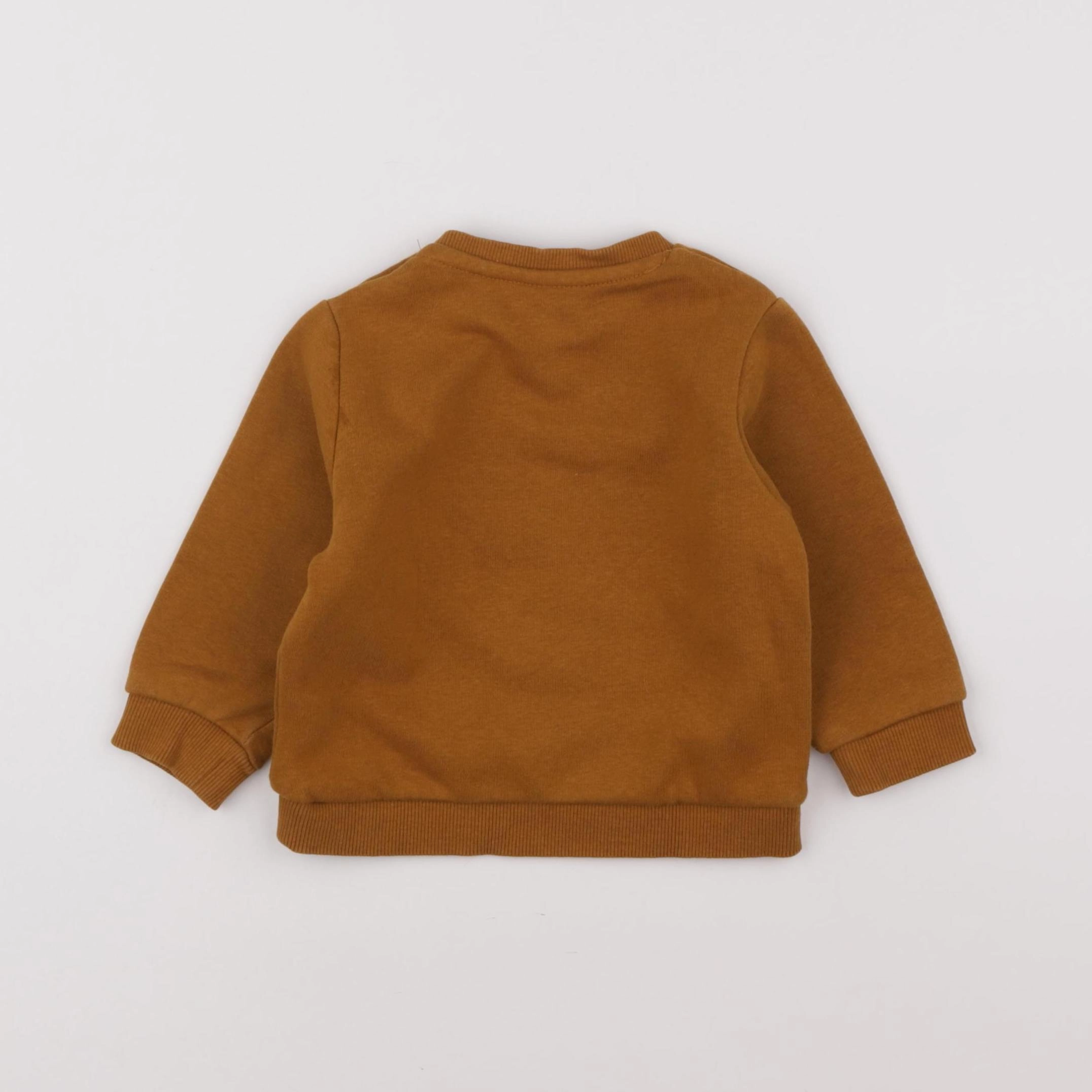 Tape à l'oeil - sweat marron - 12 mois