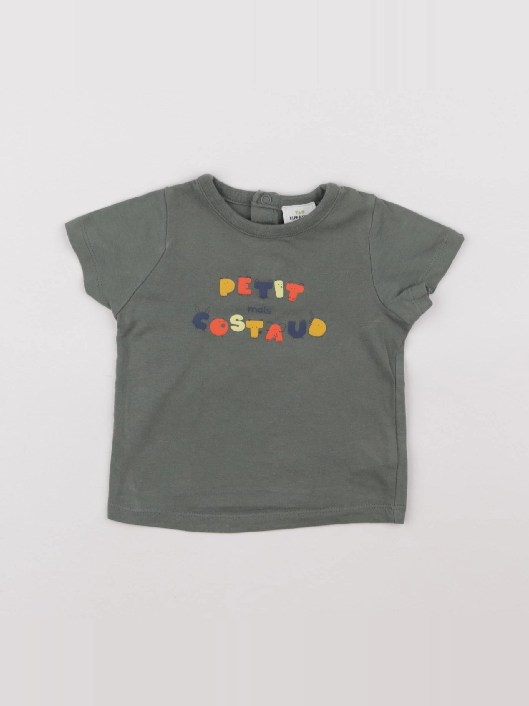 Tape à l'oeil - tee-shirt vert - 6 mois