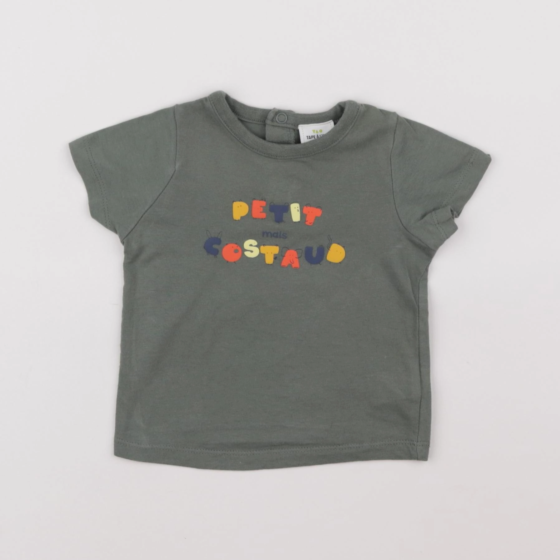 Tape à l'oeil - tee-shirt vert - 6 mois