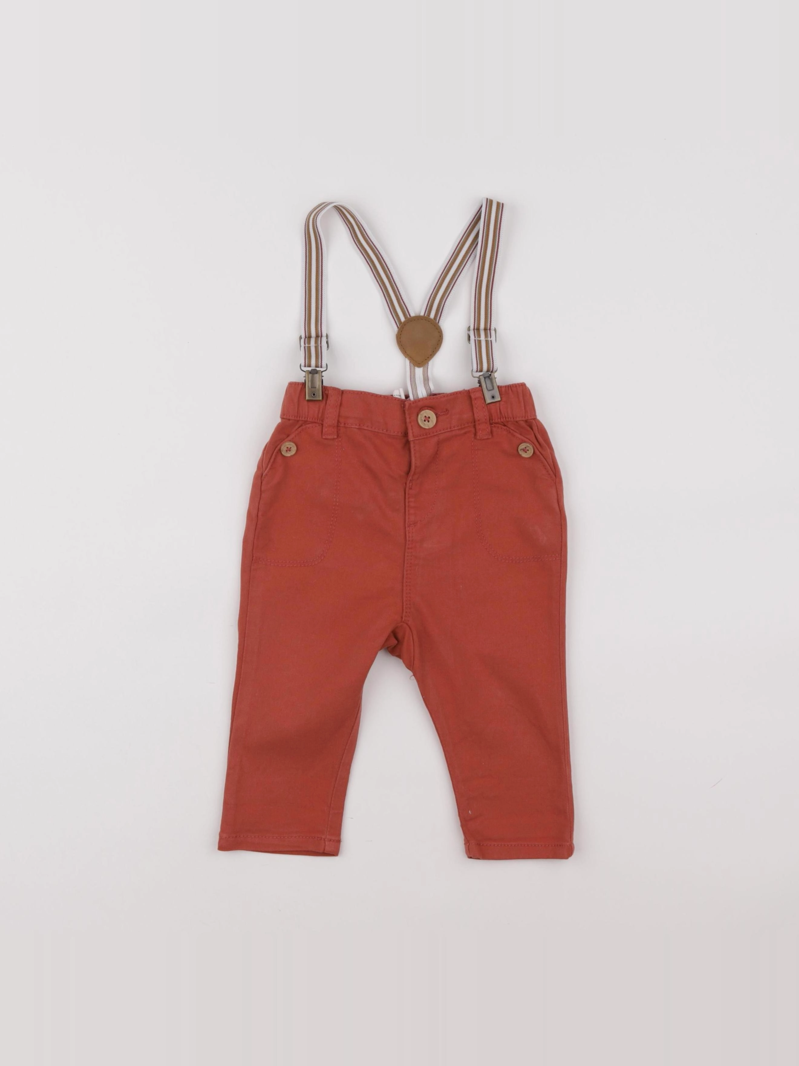 Tape à l'oeil - pantalon rouge - 6 mois