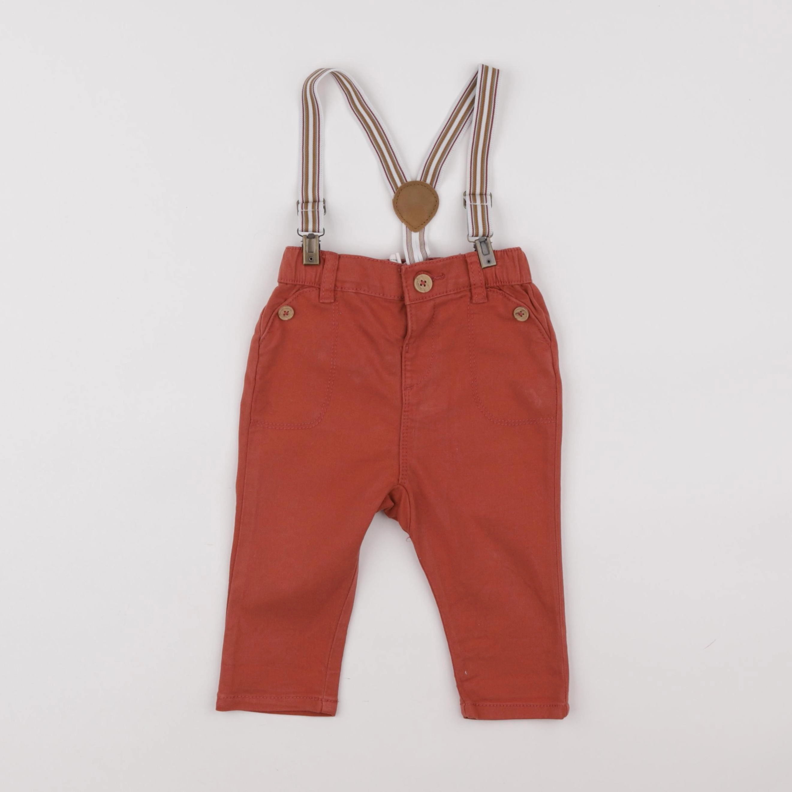 Tape à l'oeil - pantalon rouge - 6 mois