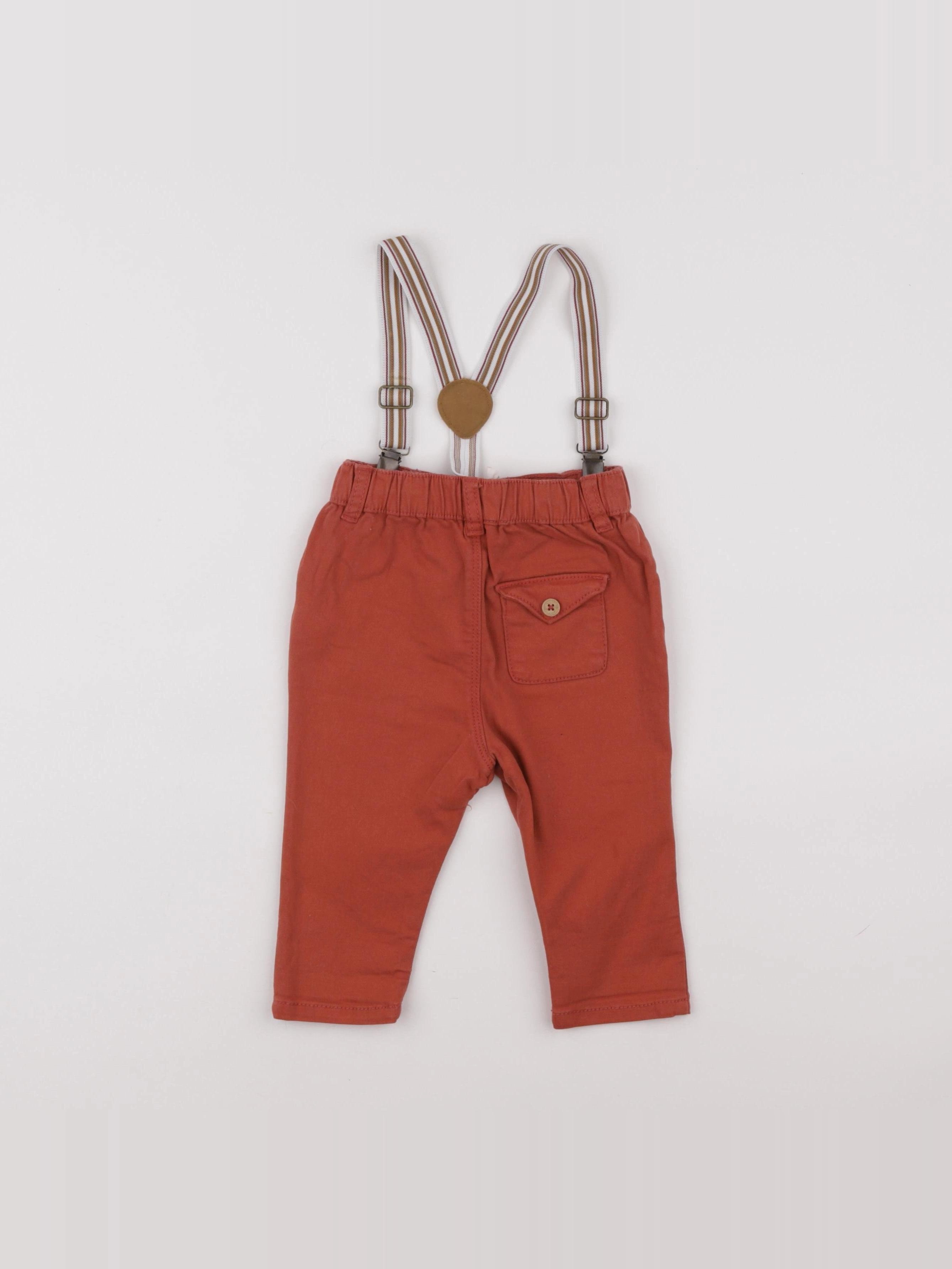 Tape à l'oeil - pantalon rouge - 6 mois