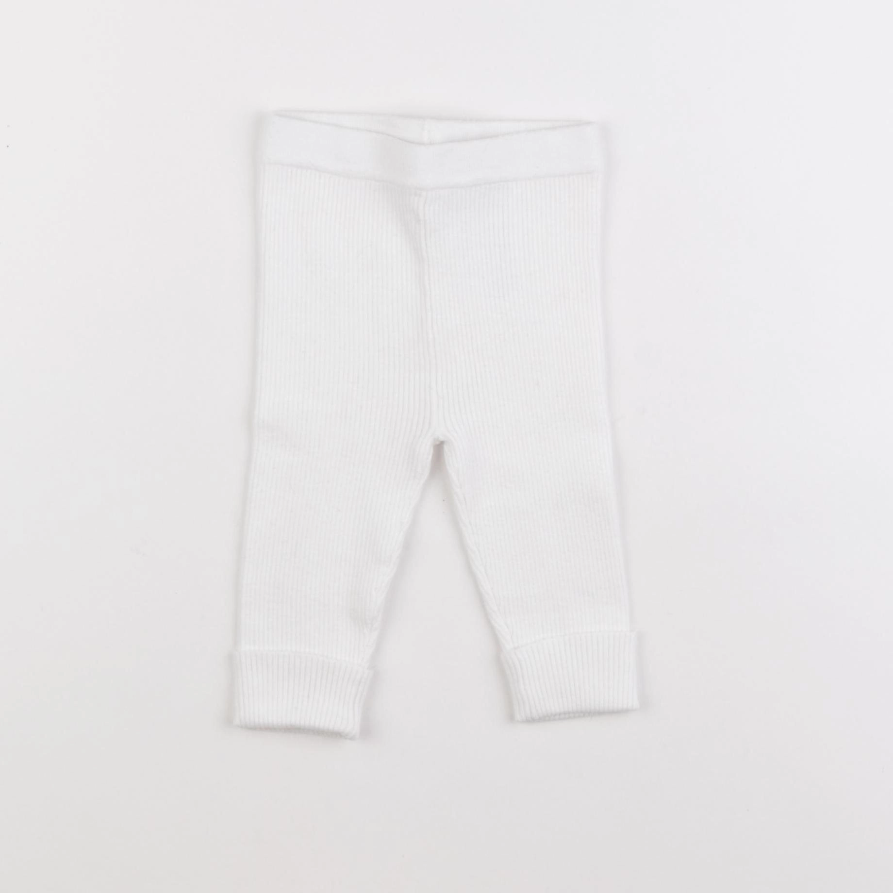 Vertbaudet - legging blanc - 9 mois