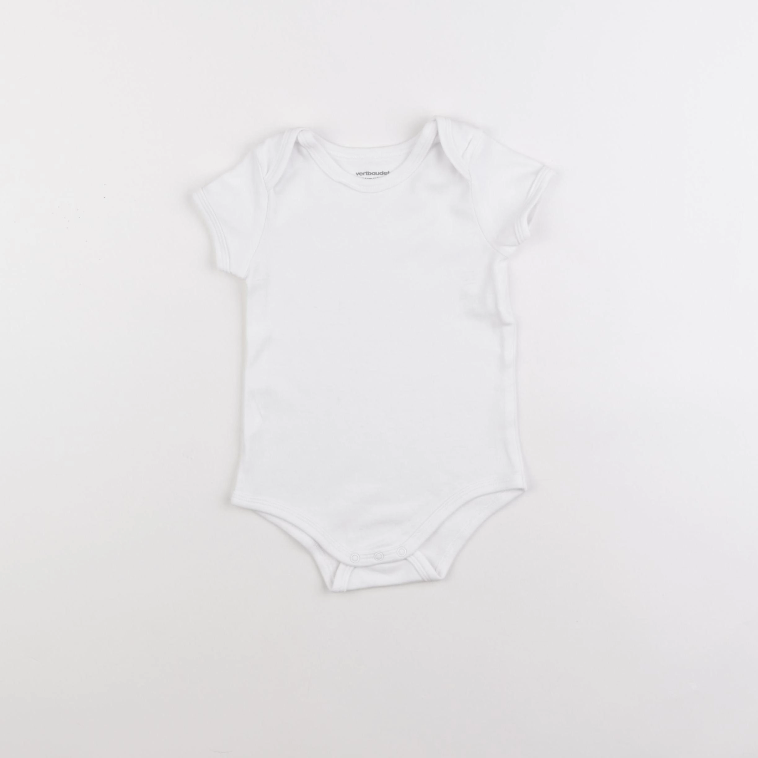 Vertbaudet - body blanc - 18 mois