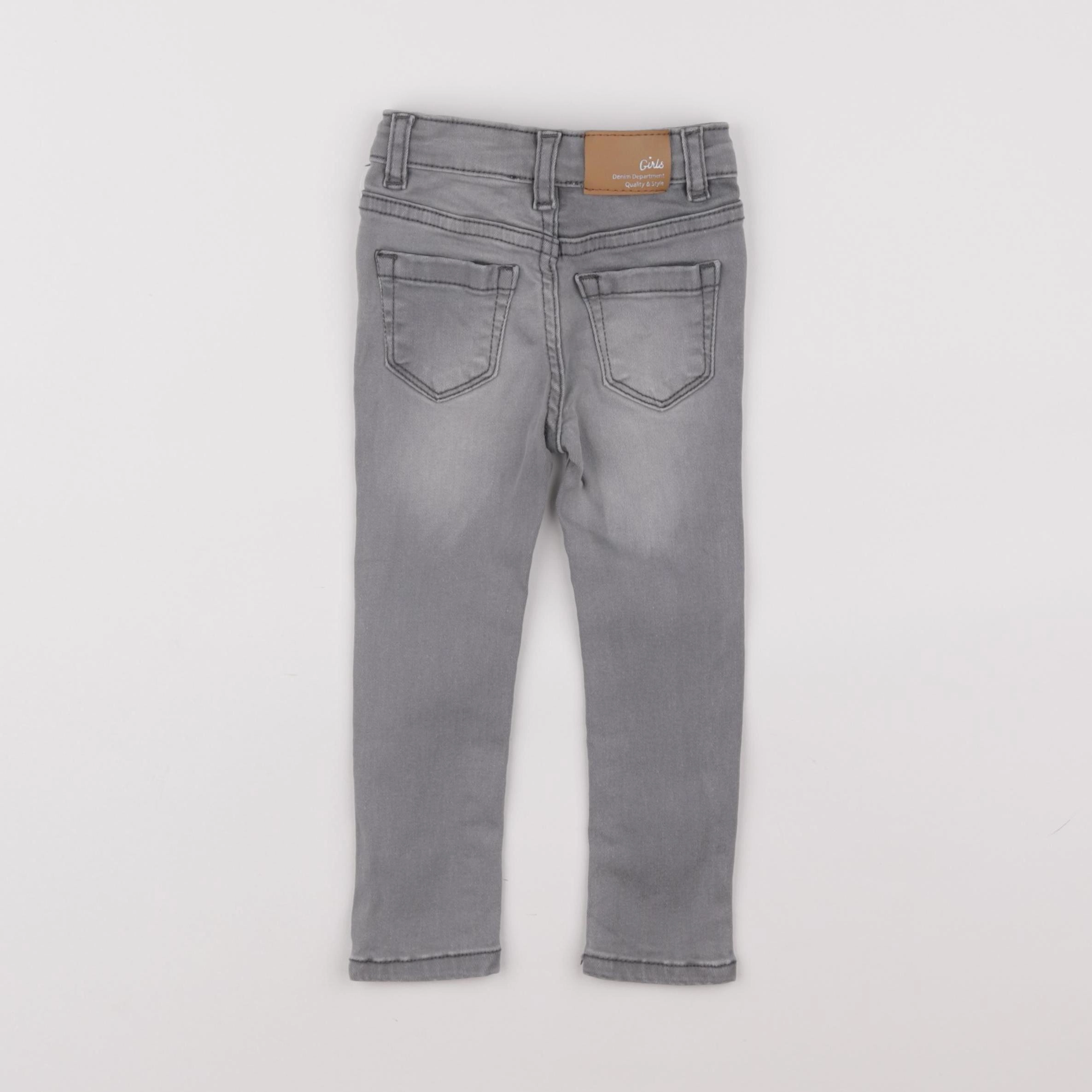 Vertbaudet - jean gris - 2 ans